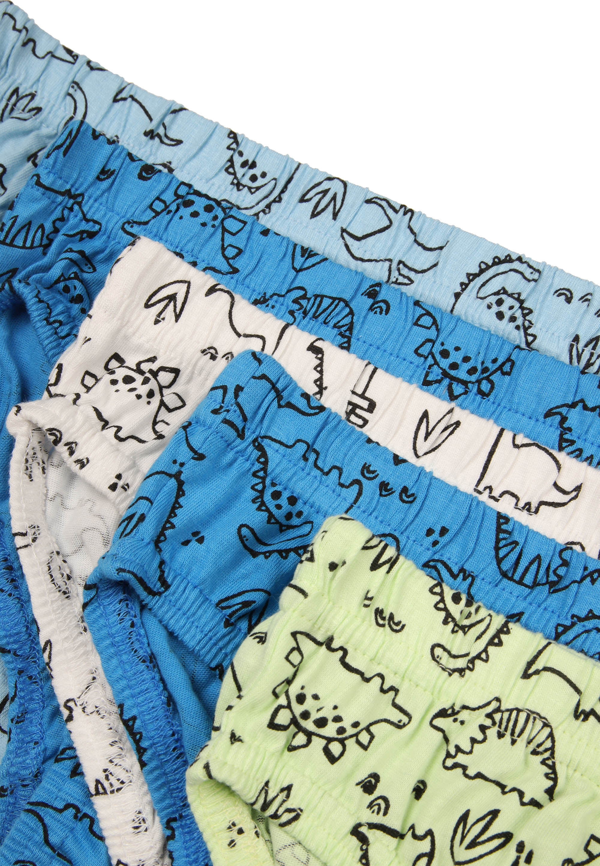 Younger Boys 5pk Blue & Green Dinosaur Print Briefs