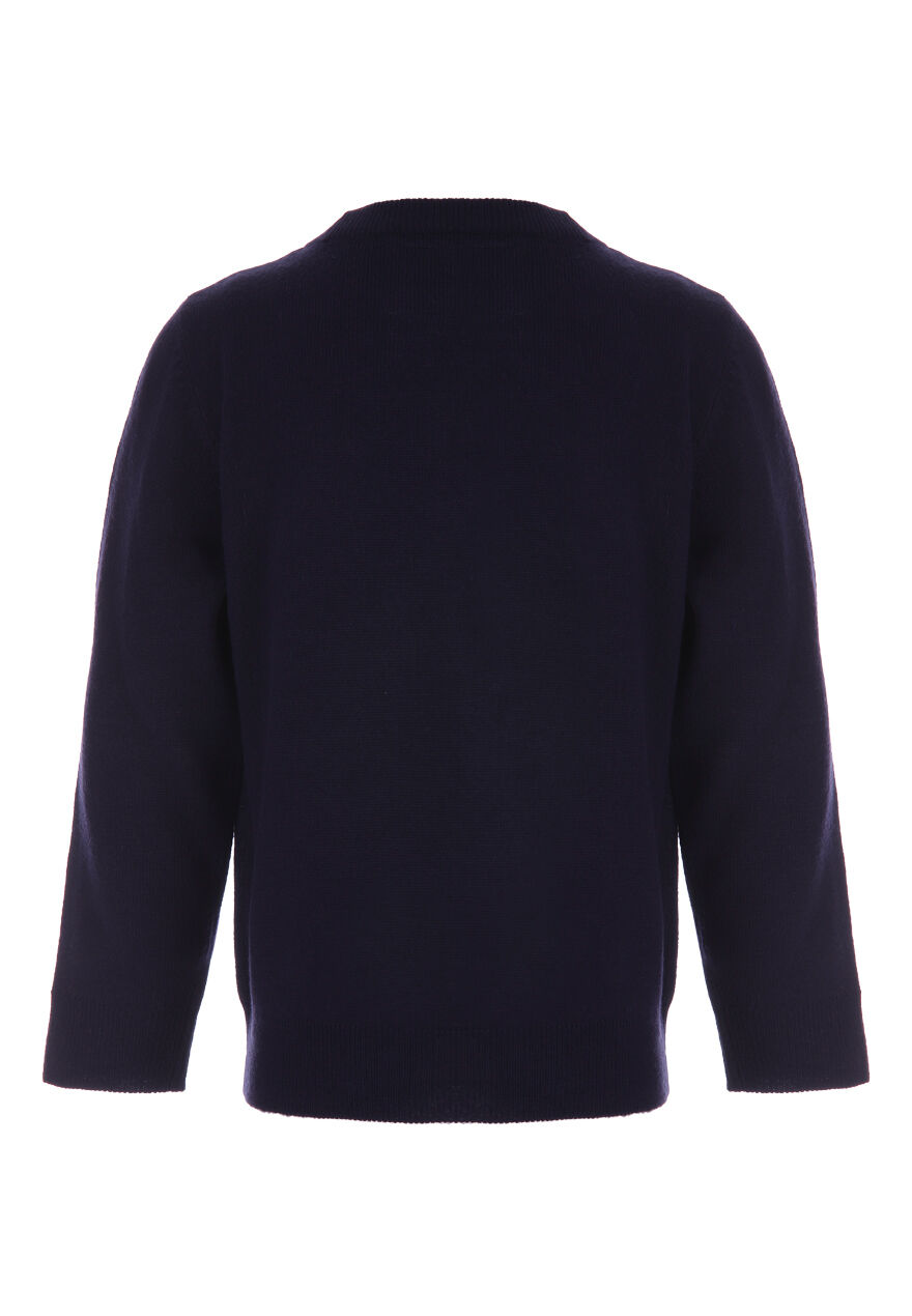 Older Boys Navy Rudolph Light Up Christmas Jumper