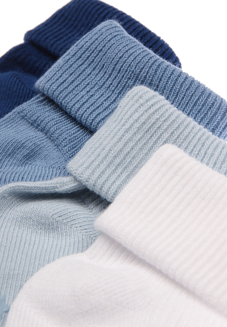 Baby Boys 5pk Blue Socks
