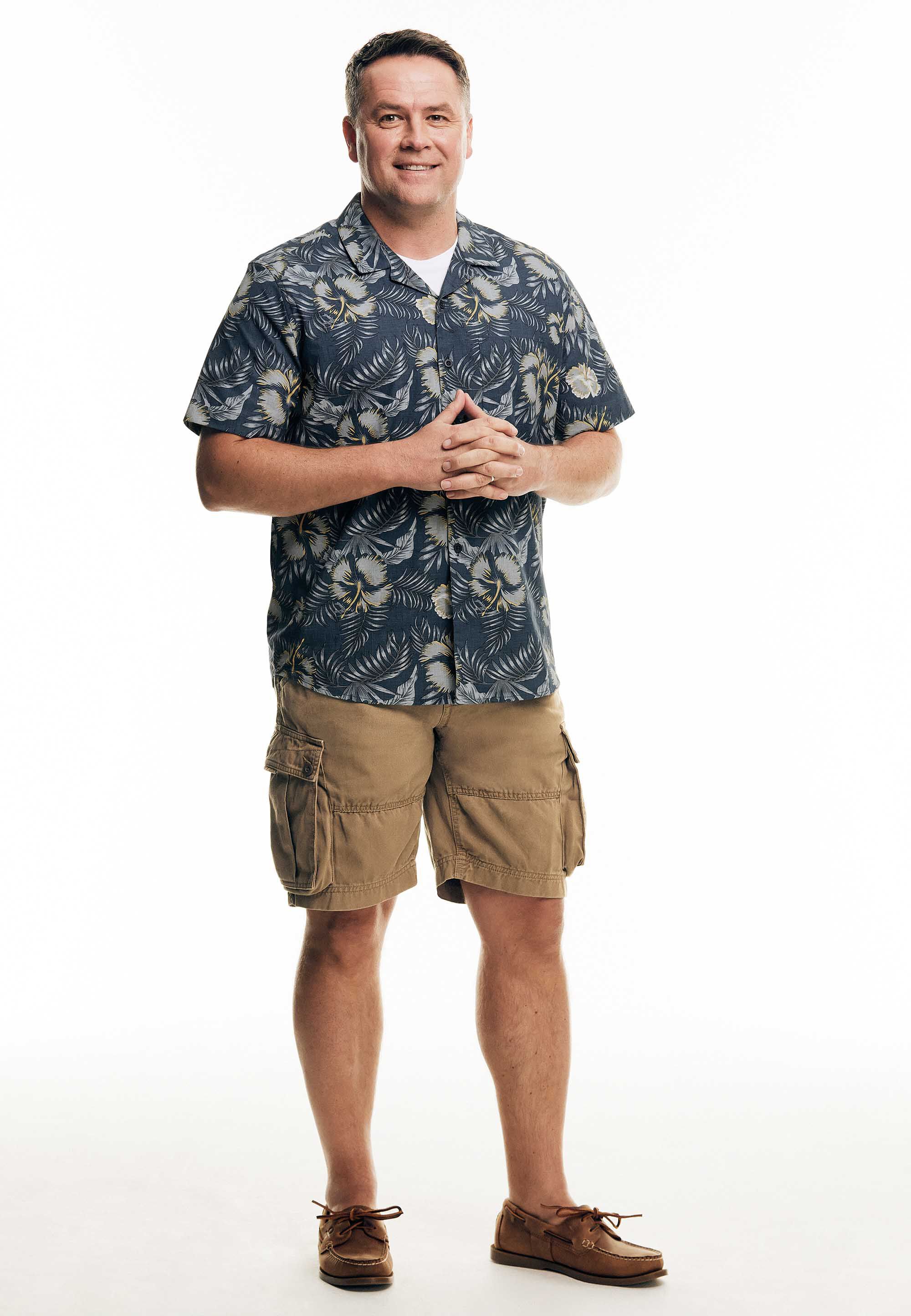 Mens Tan Cargo Shorts