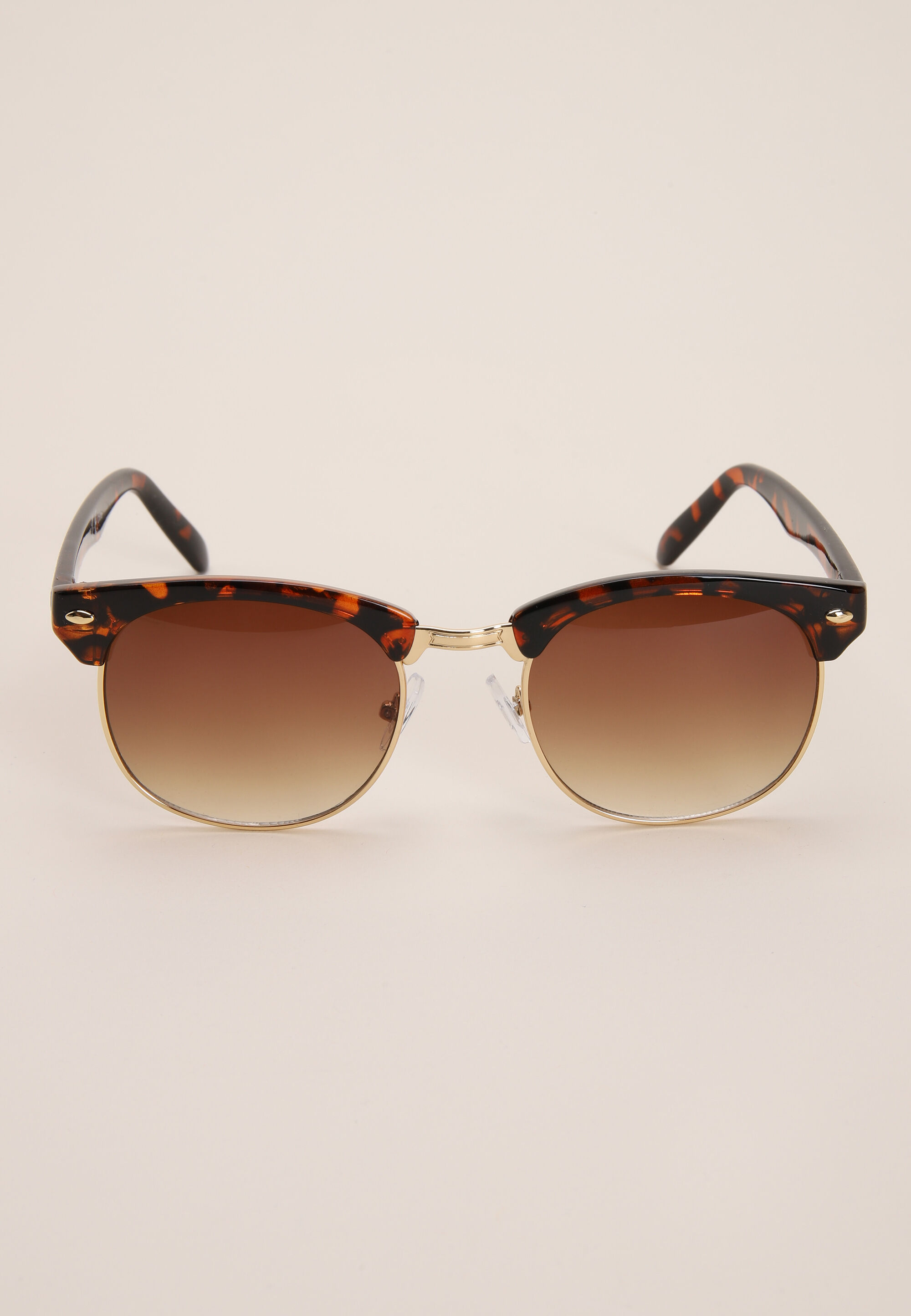 Womens Brown Master Retro Sunglasses