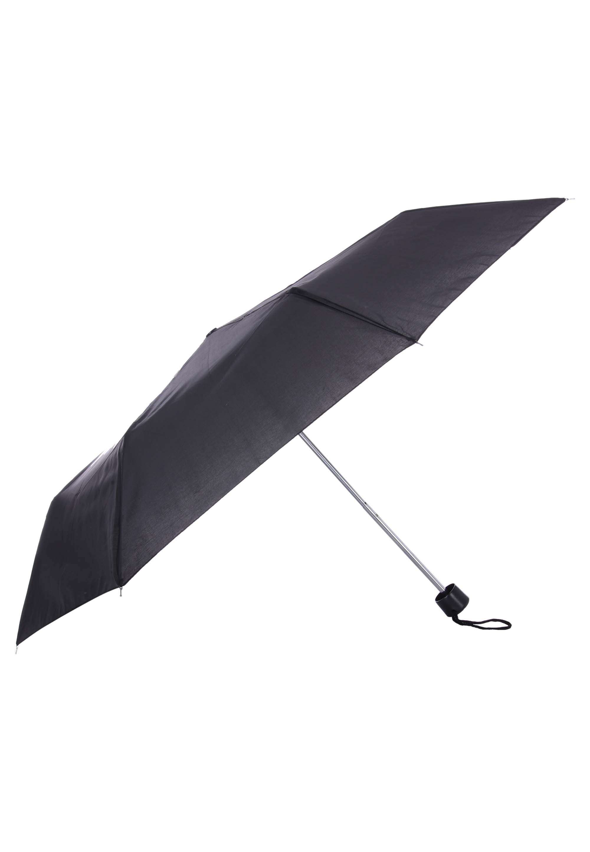 Womens Plain Black Umbrella