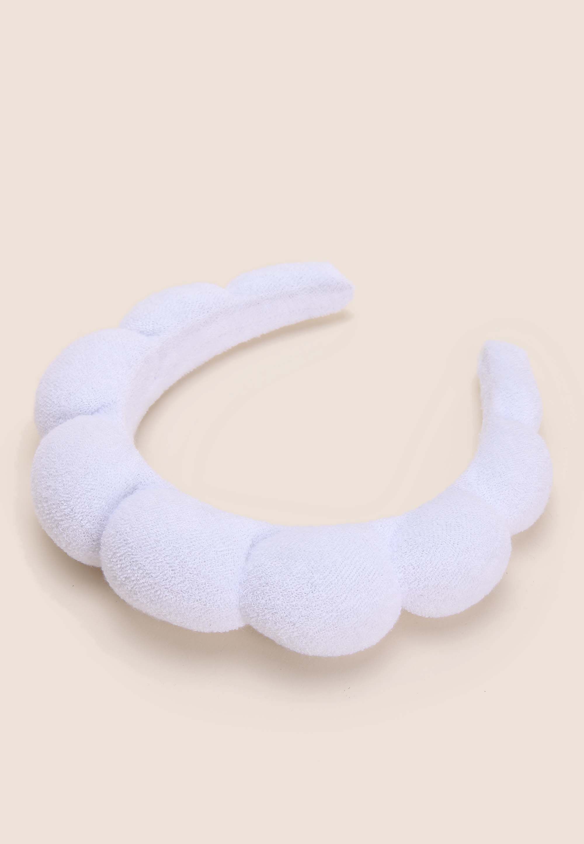Womens White Spa Cloud Headband