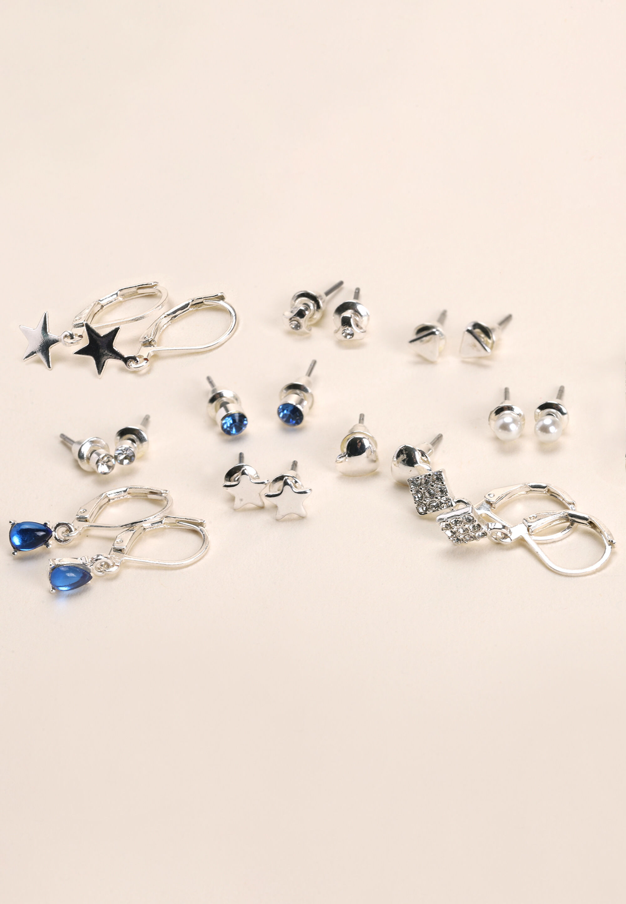 Womens 10pk Stud & Charm Set
