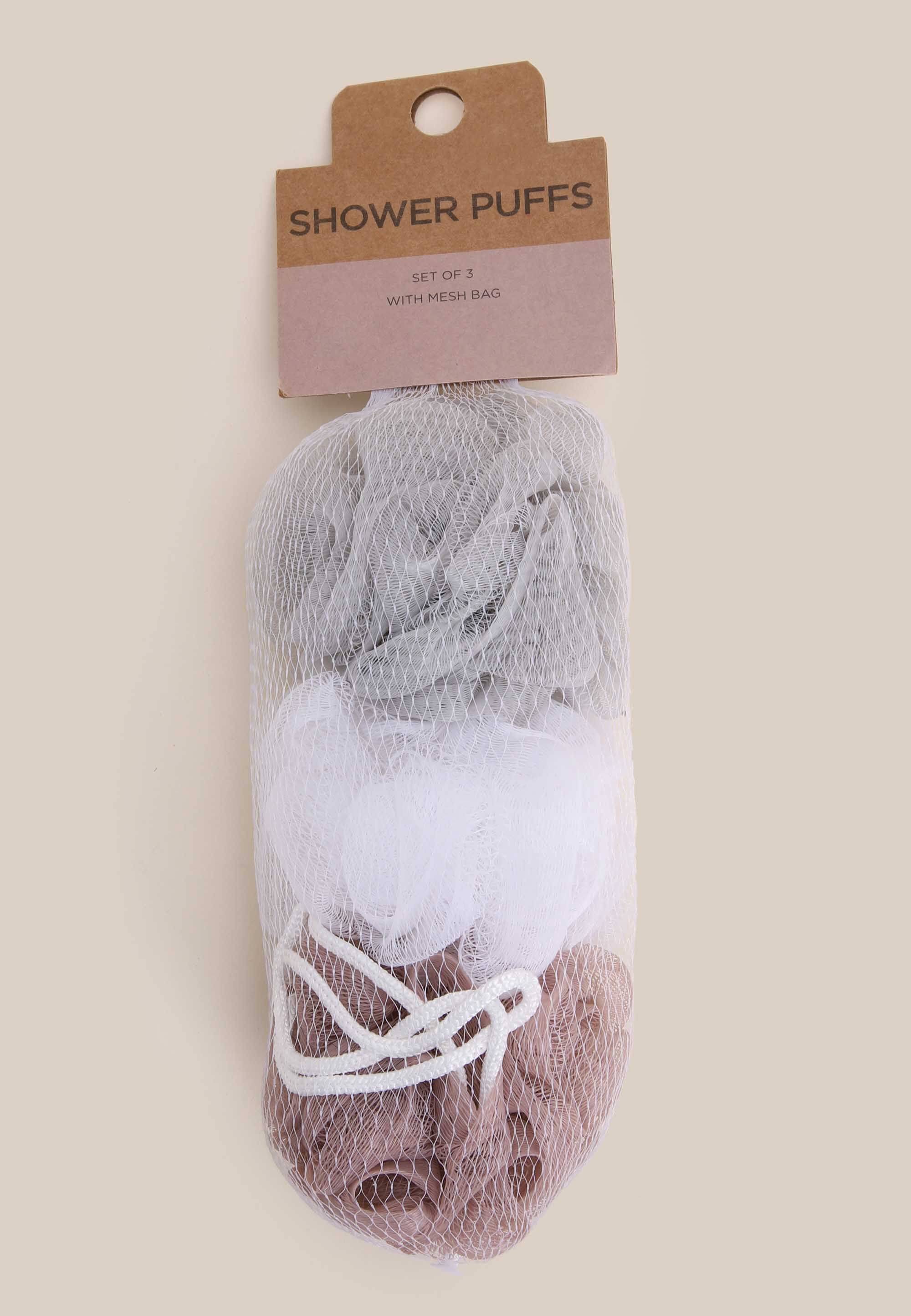 3 Pack Mini Shower Loofahs