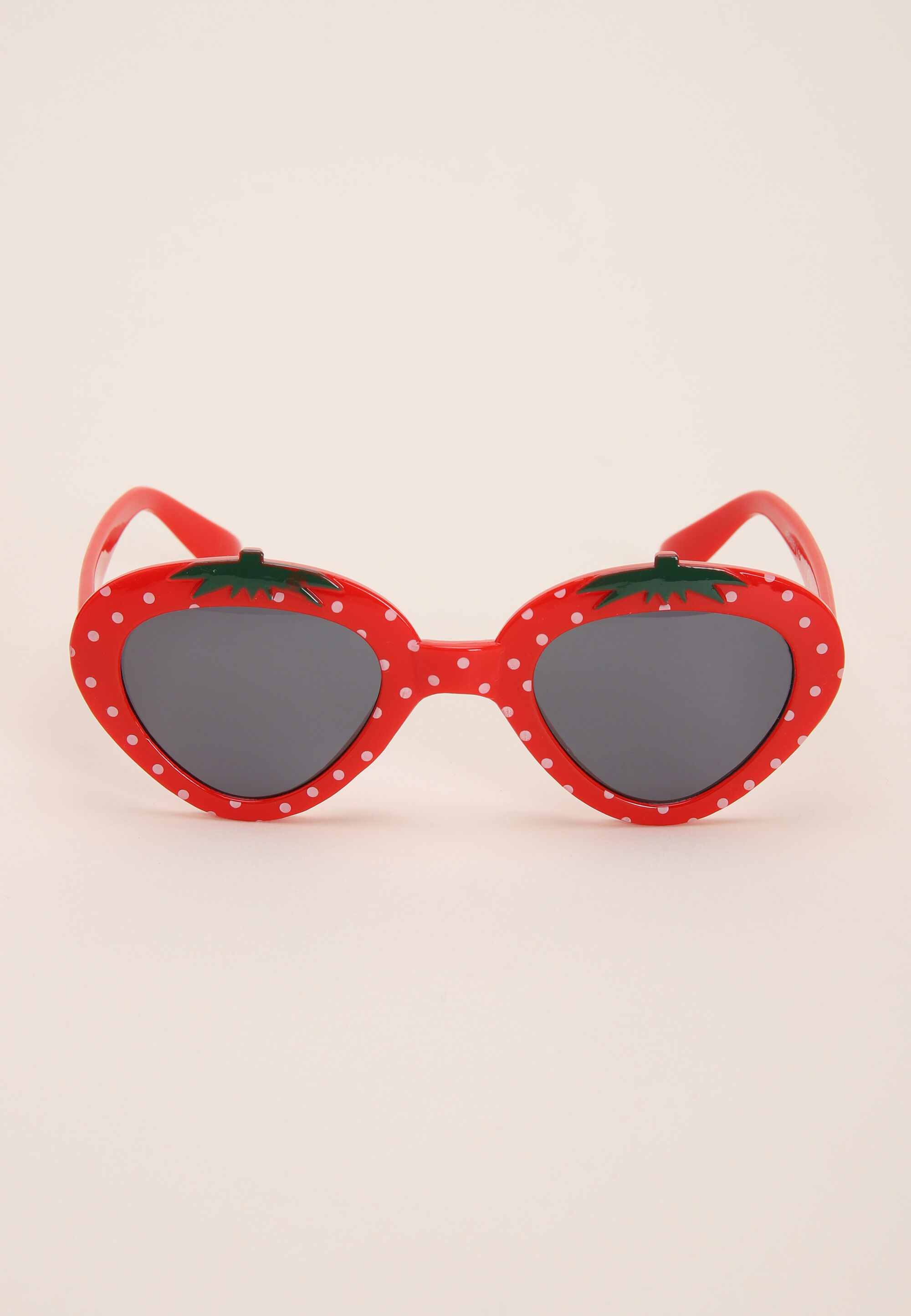 Girls Red Strawberry Cat Eye Sunglasses