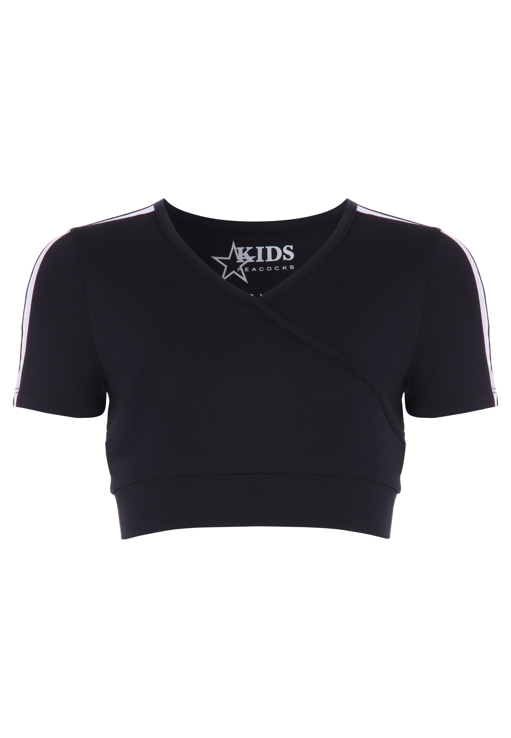 Older Girls Wrap Panel Crop Top
