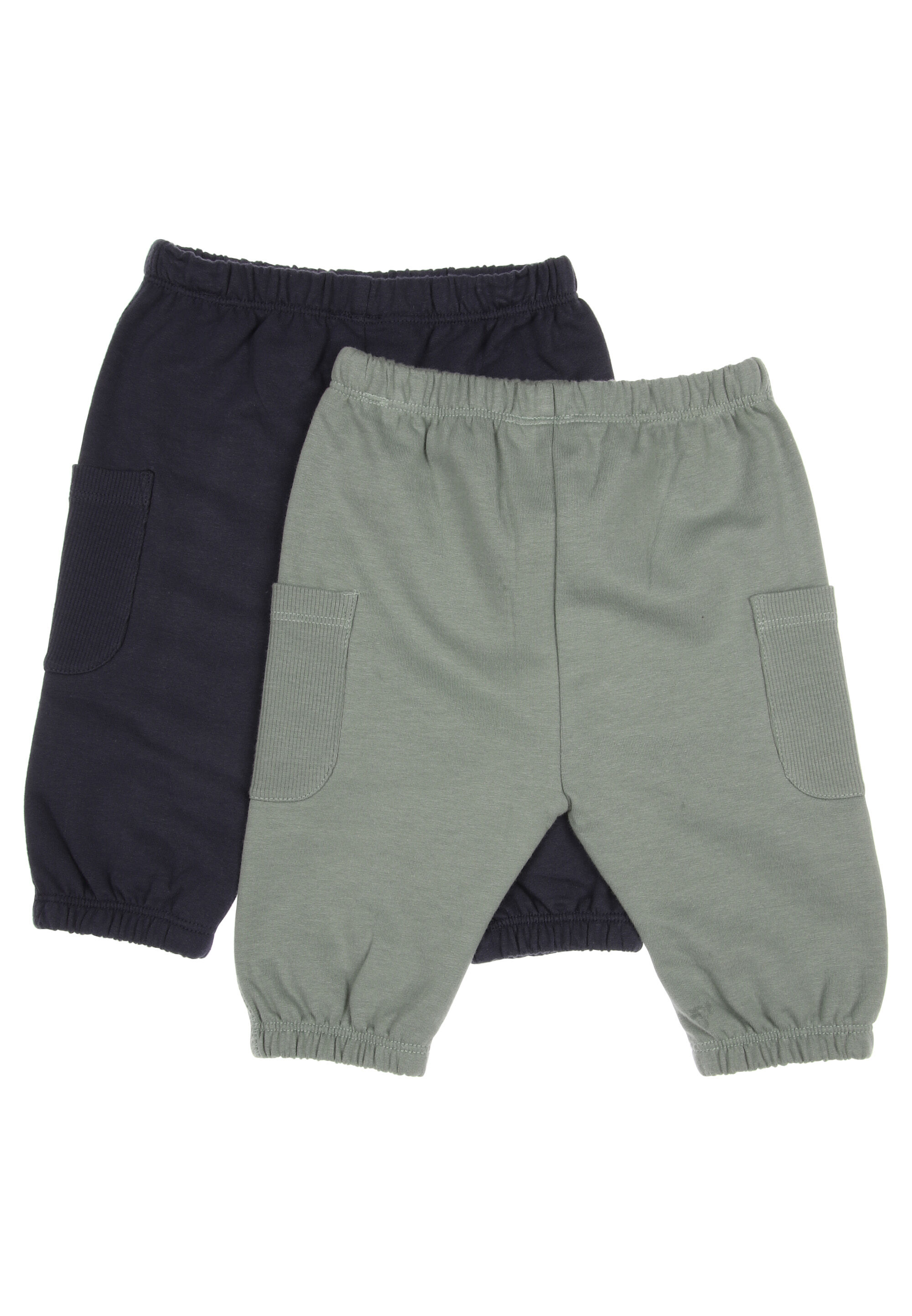 Baby Boys 2pk Khaki & Navy Joggers