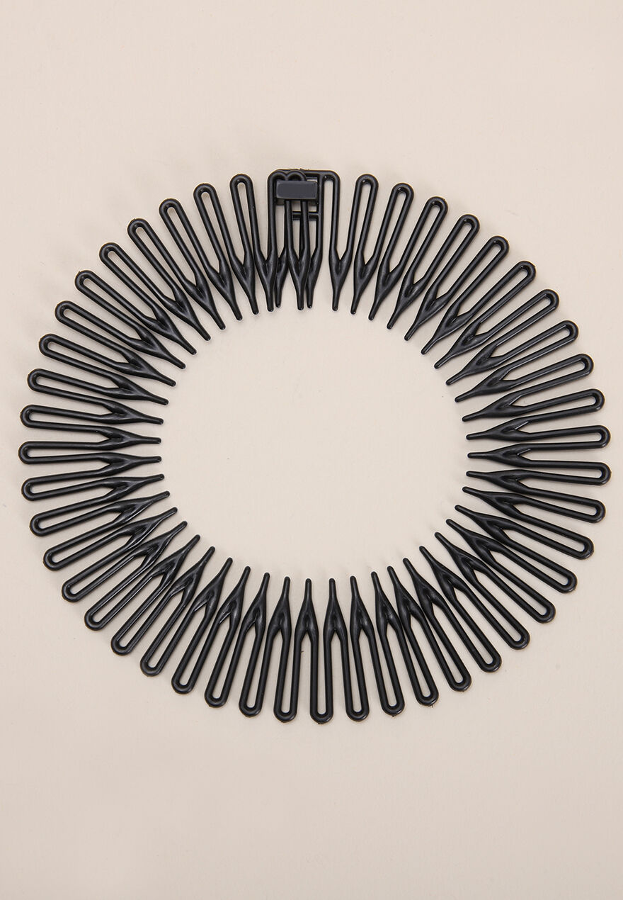 Zig Zag Black Headband