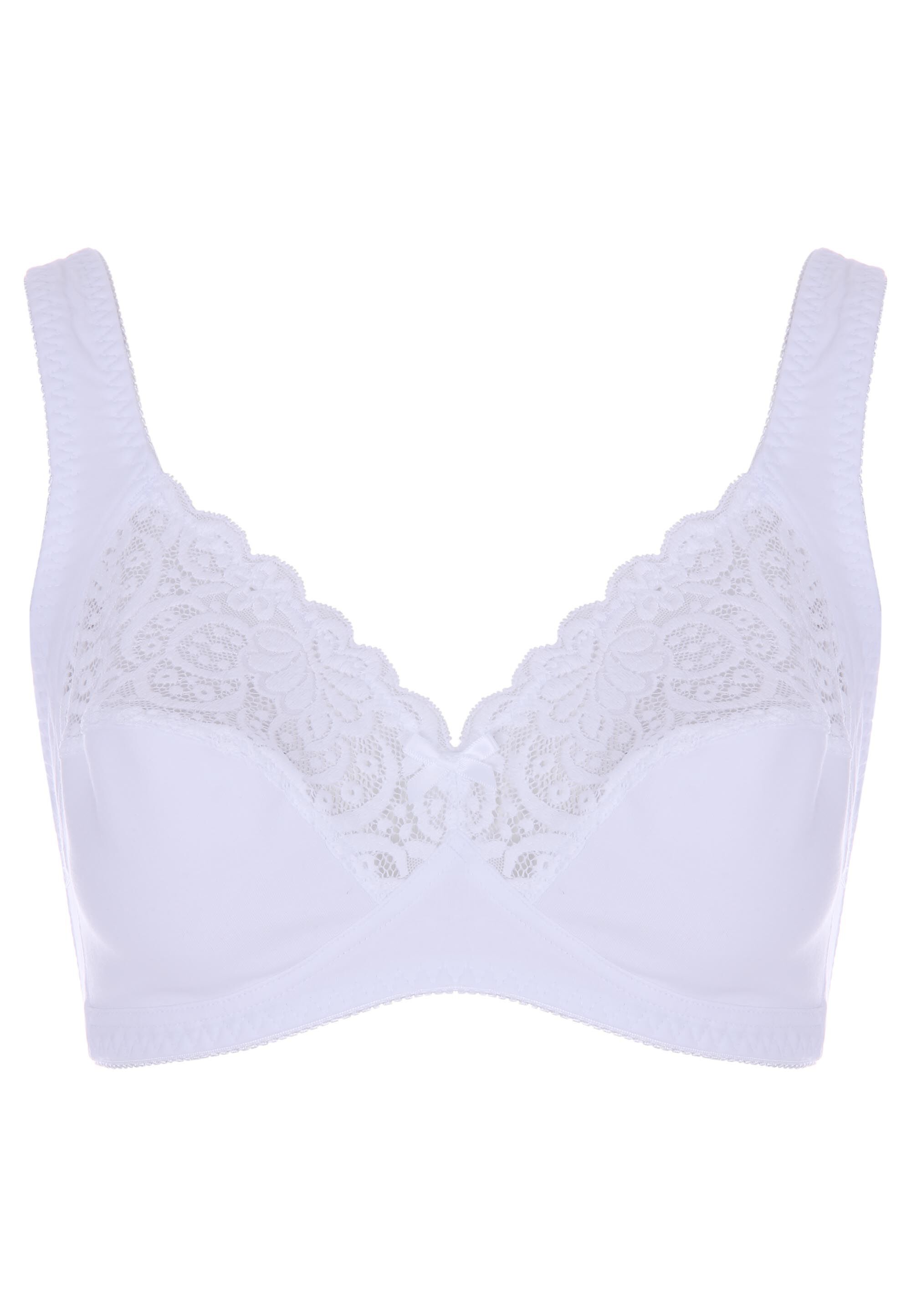 Dorina Womens DD+ White Non Padded Georgina Bralette