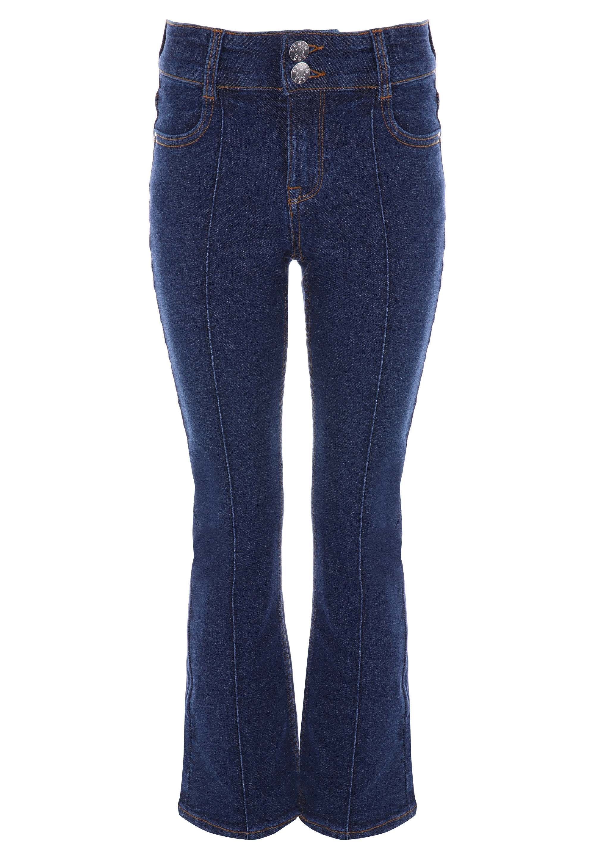 Older Girls Indigo Bootcut Stretch Jeans