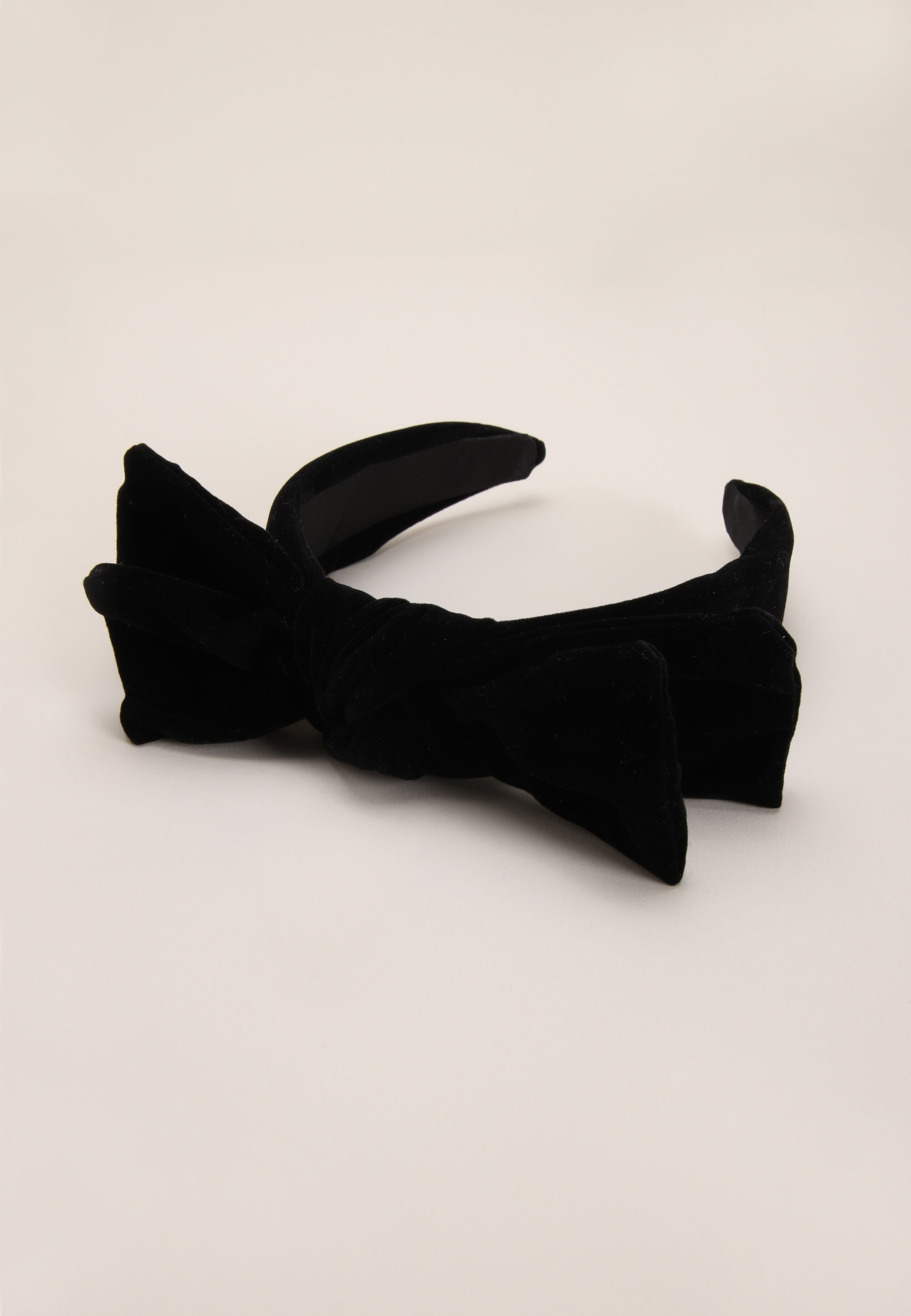 Womens Black Bow Headband