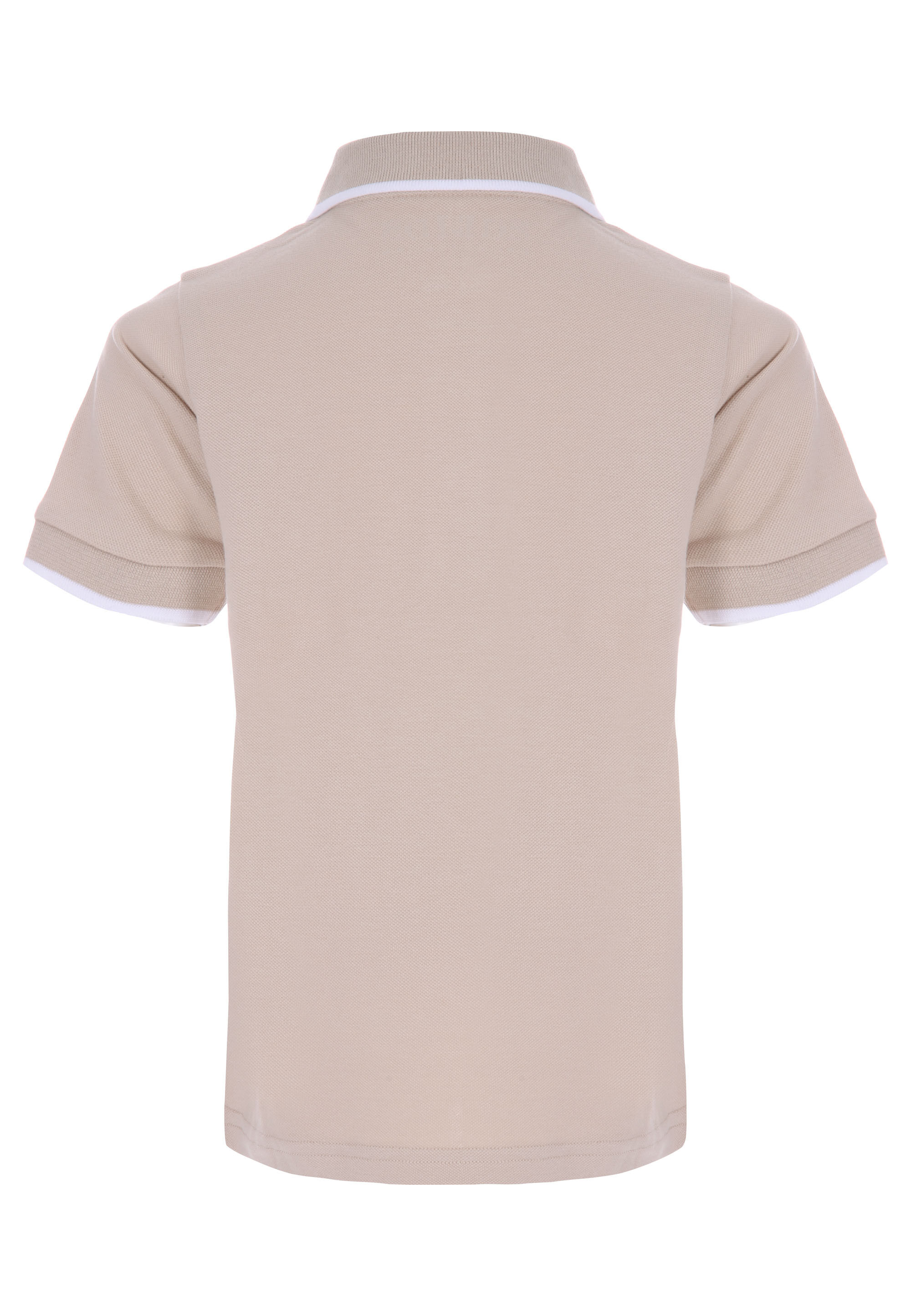 Younger Boys Stone Pique Polo Shirt