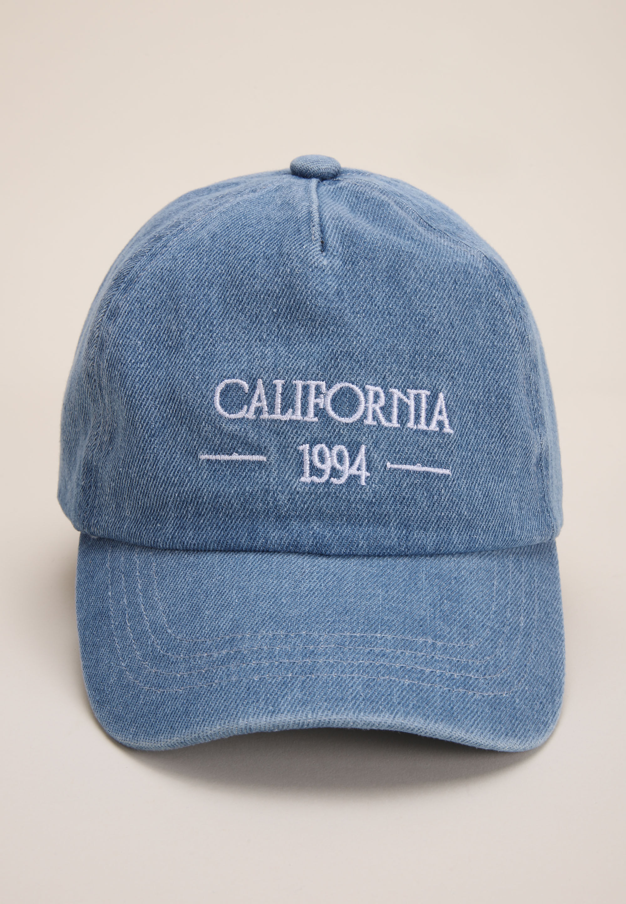 Older Girls Blue Denim California Baseball Hat