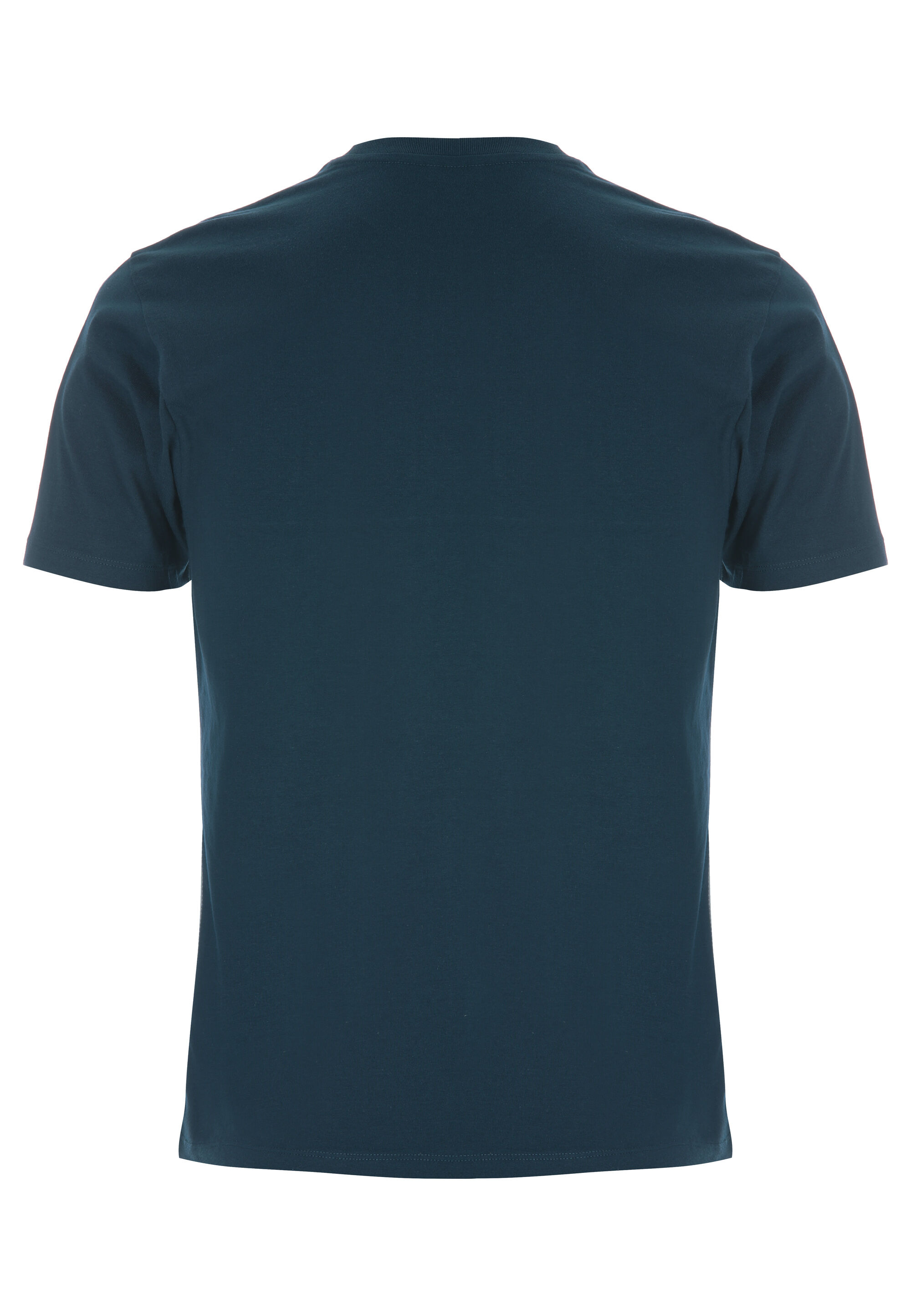 Mens Dark Green Textured Short Sleeve T-Shirt