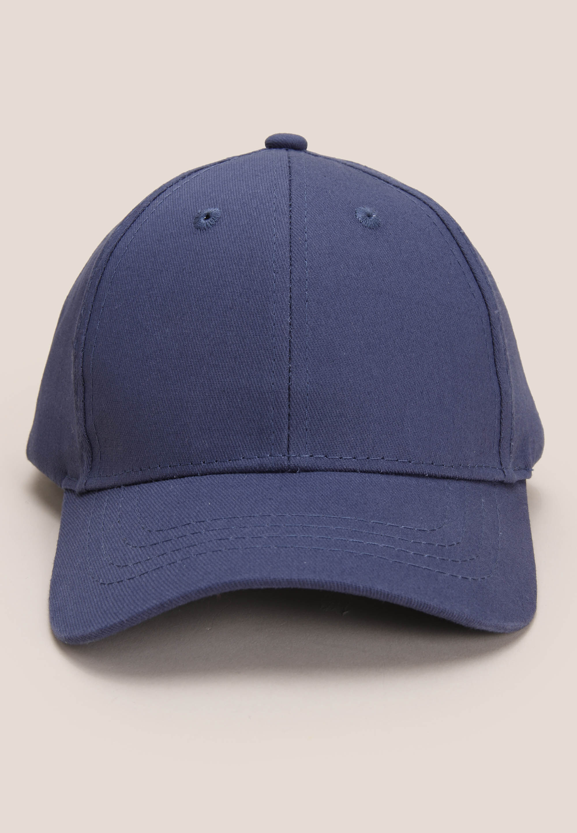 Younger Boys Blue Plain Baseball Cap