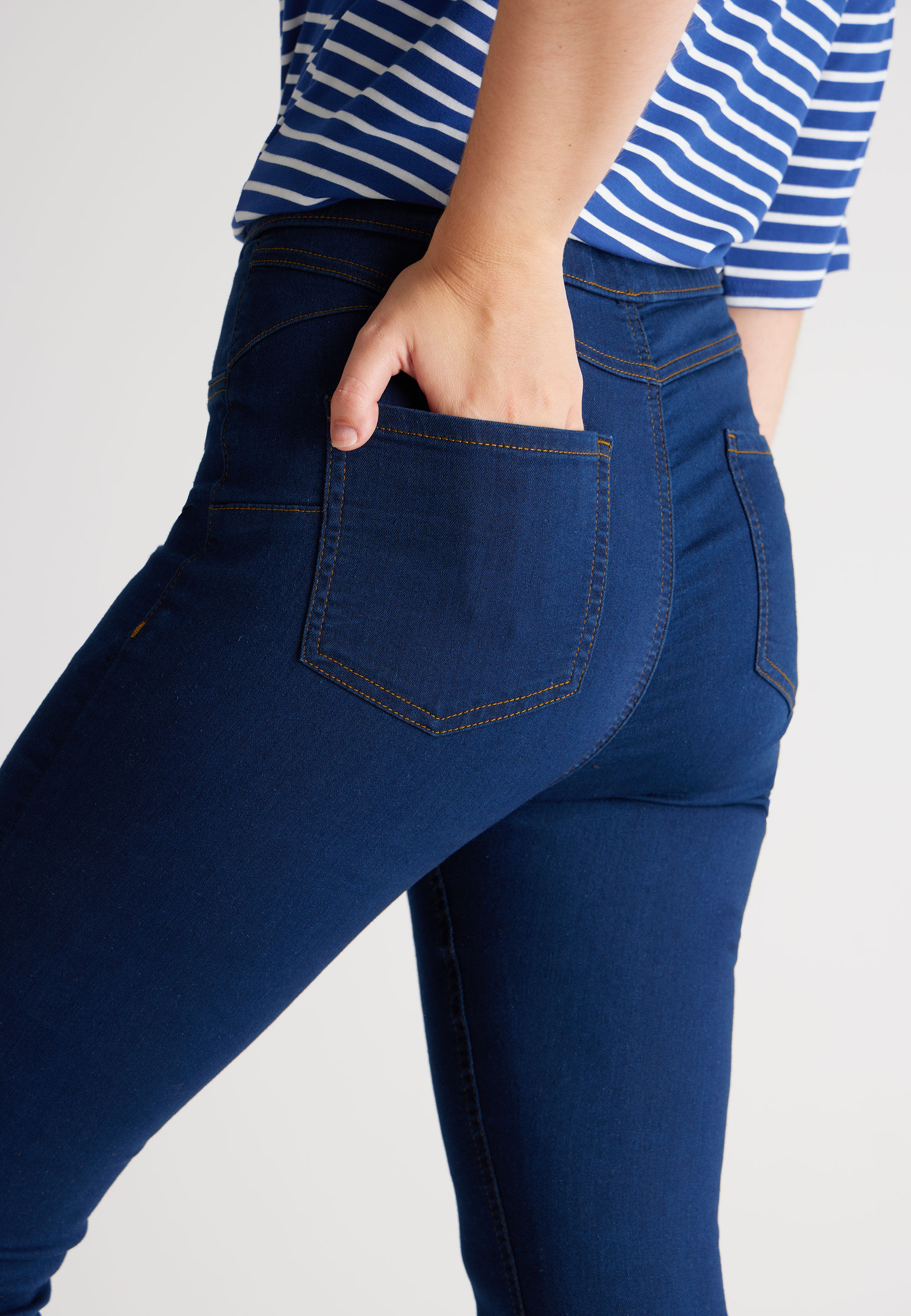 Womens Indigo Blue Kate Shaper Jeggings