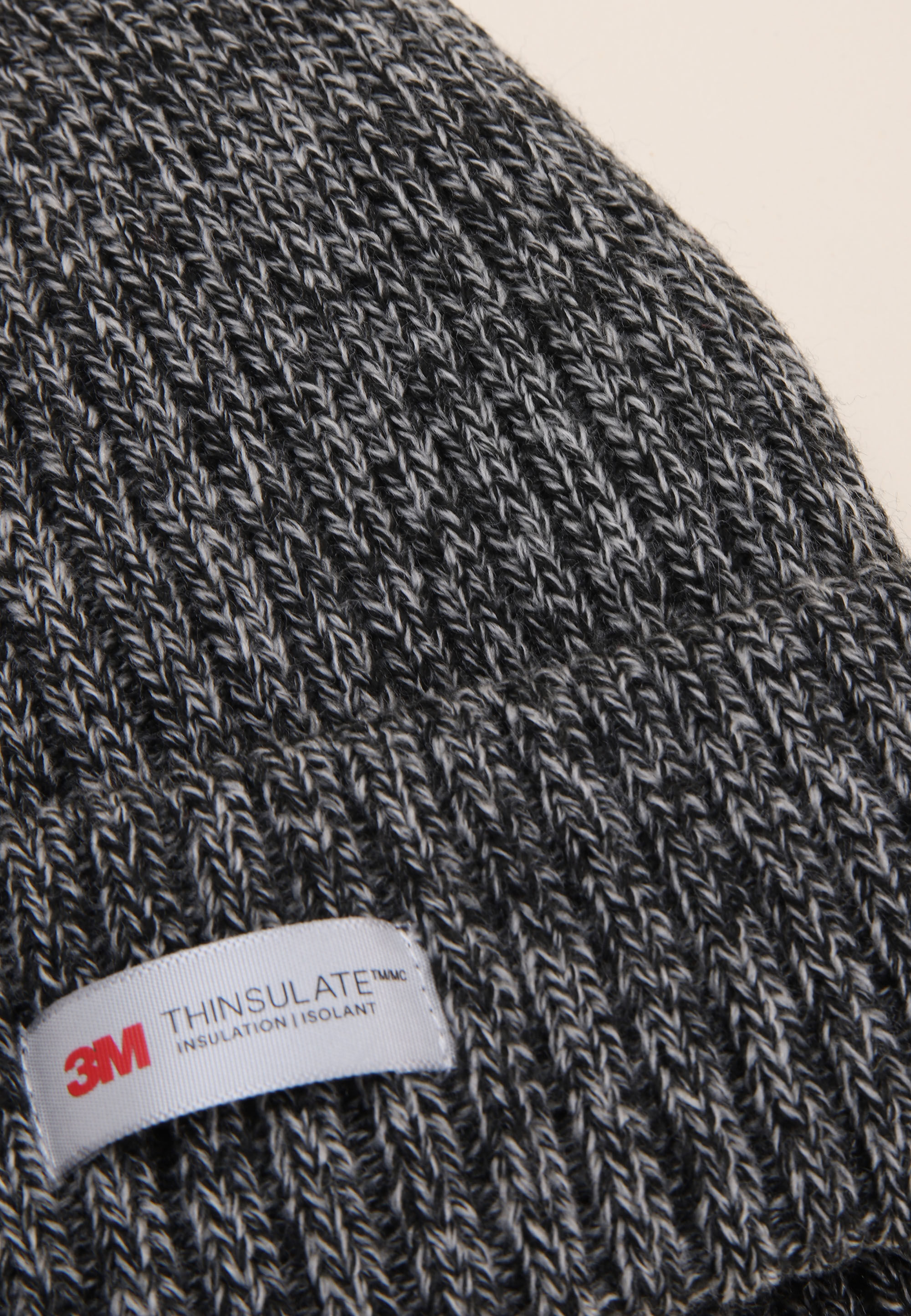 Old Boys Grey Textured Thinsulate Beanie Hat