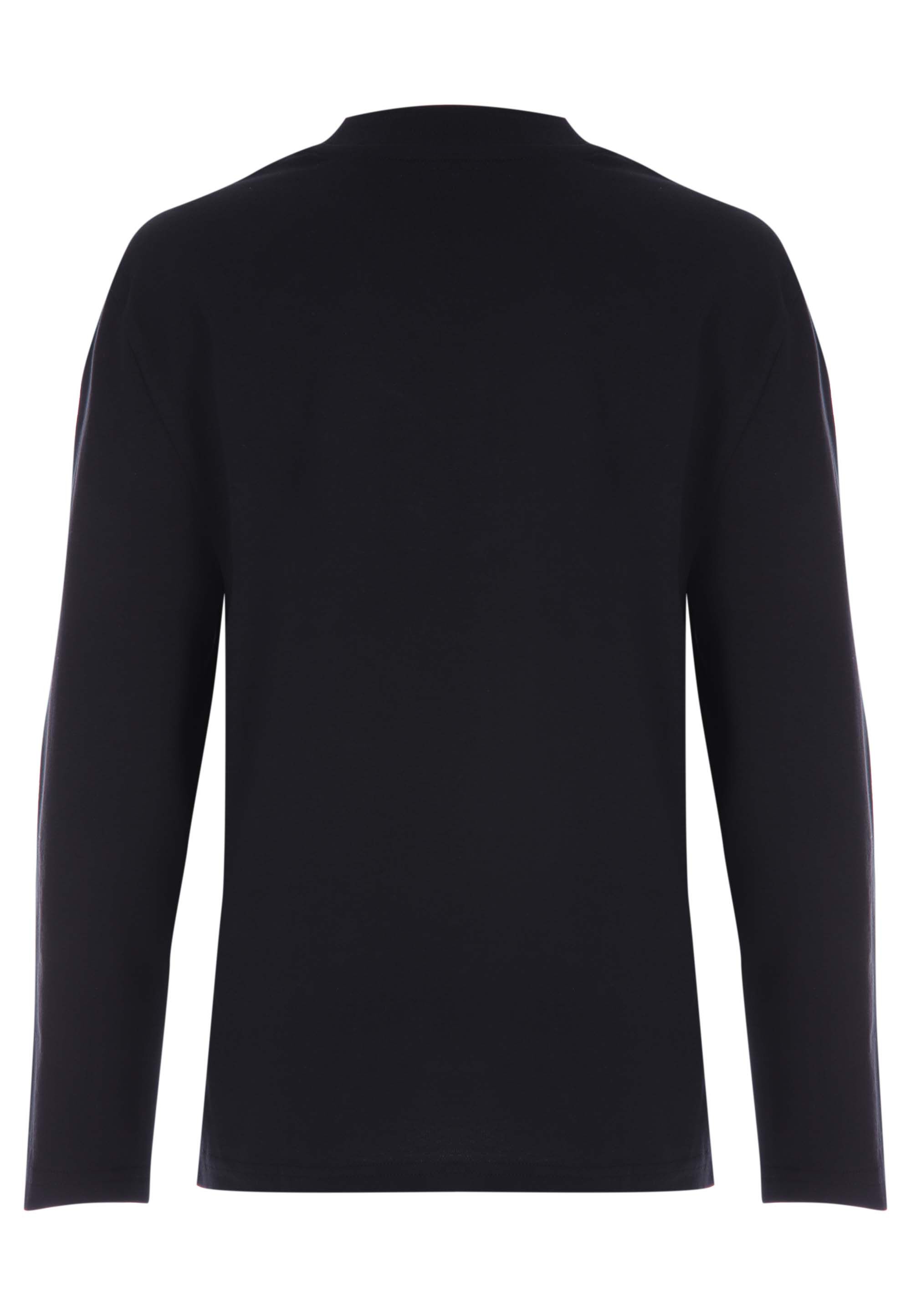 Older Boys Black Plain Top