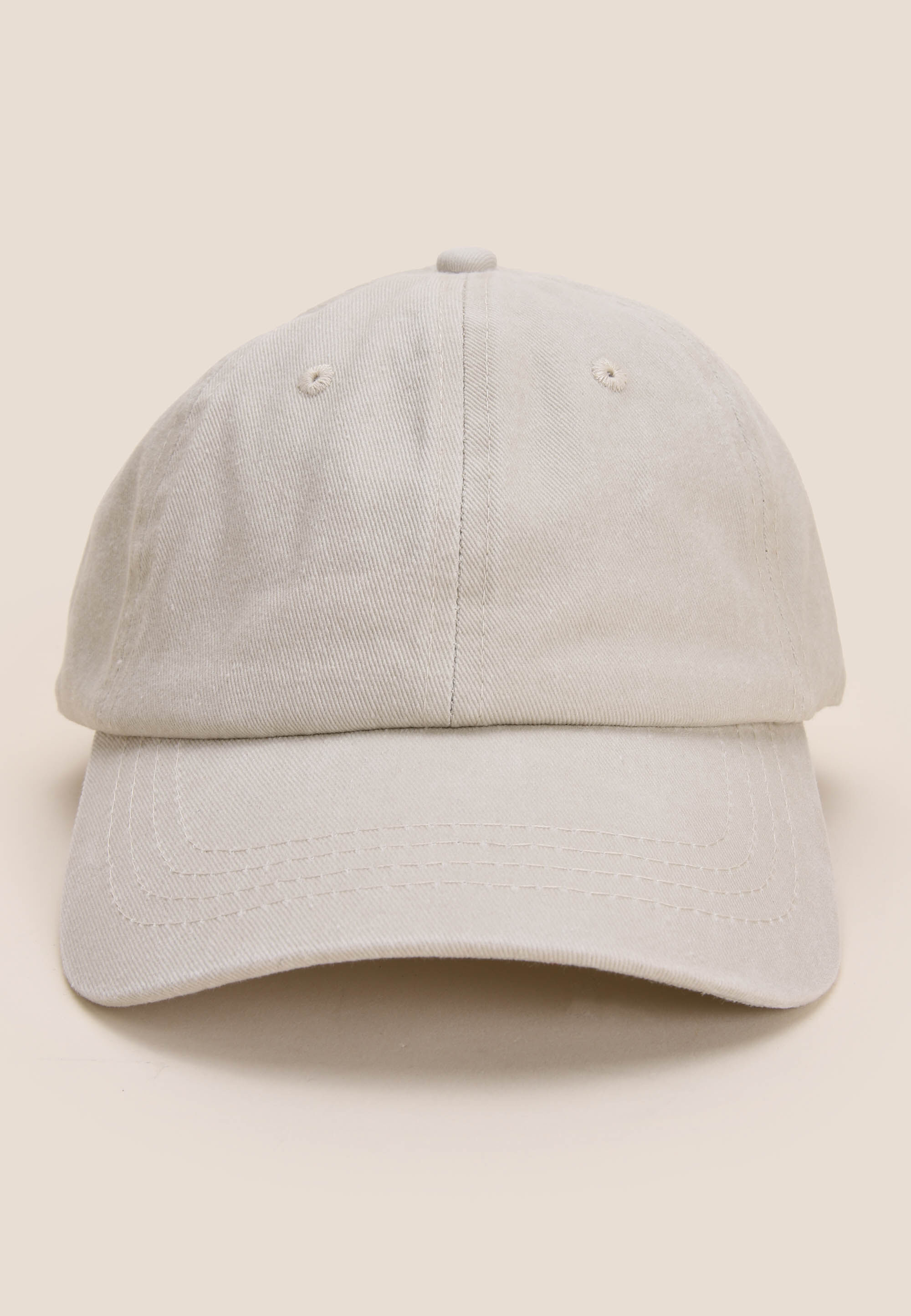 Womens Stone Denim Baseball Cap