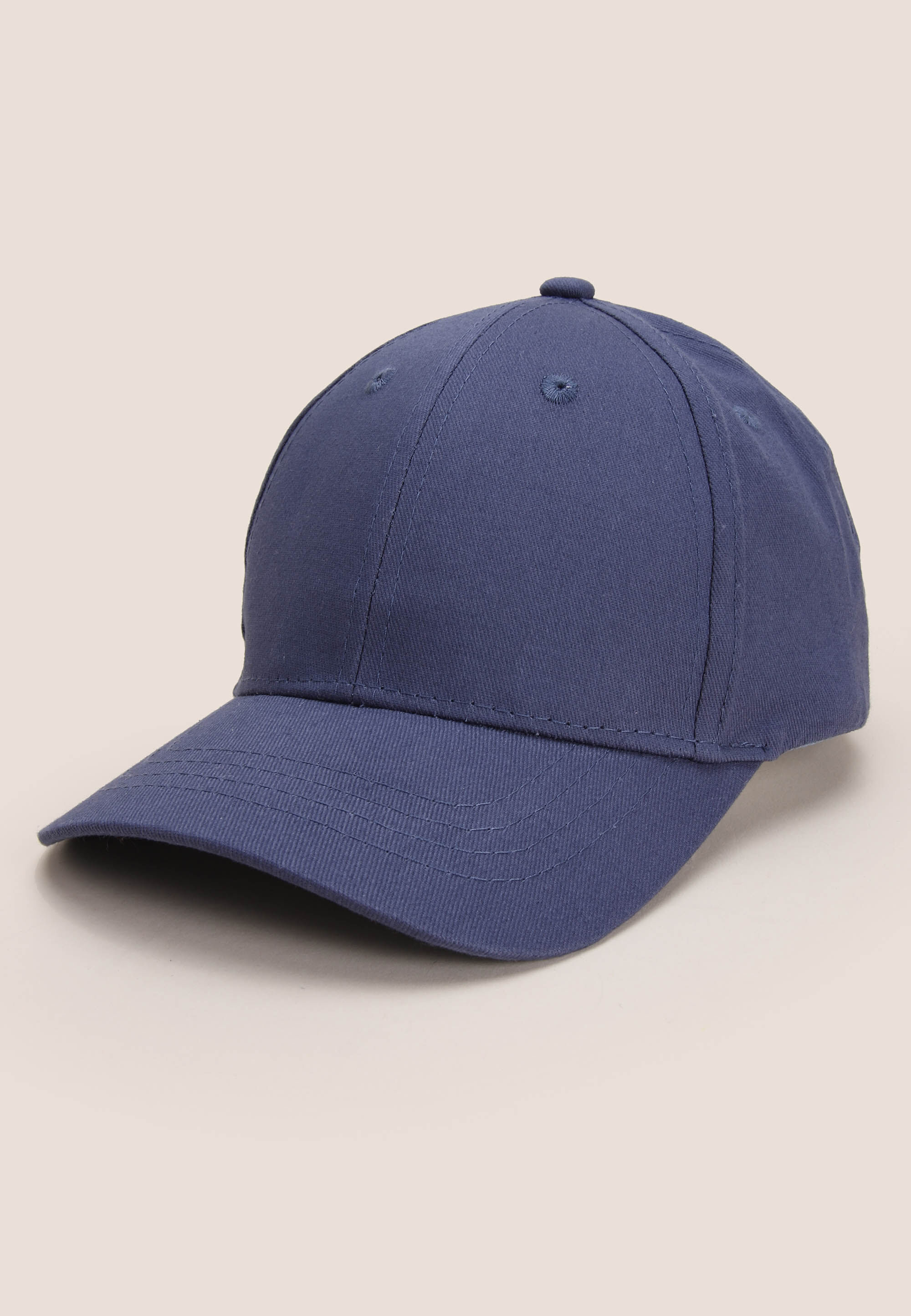 Younger Boys Blue Plain Baseball Cap