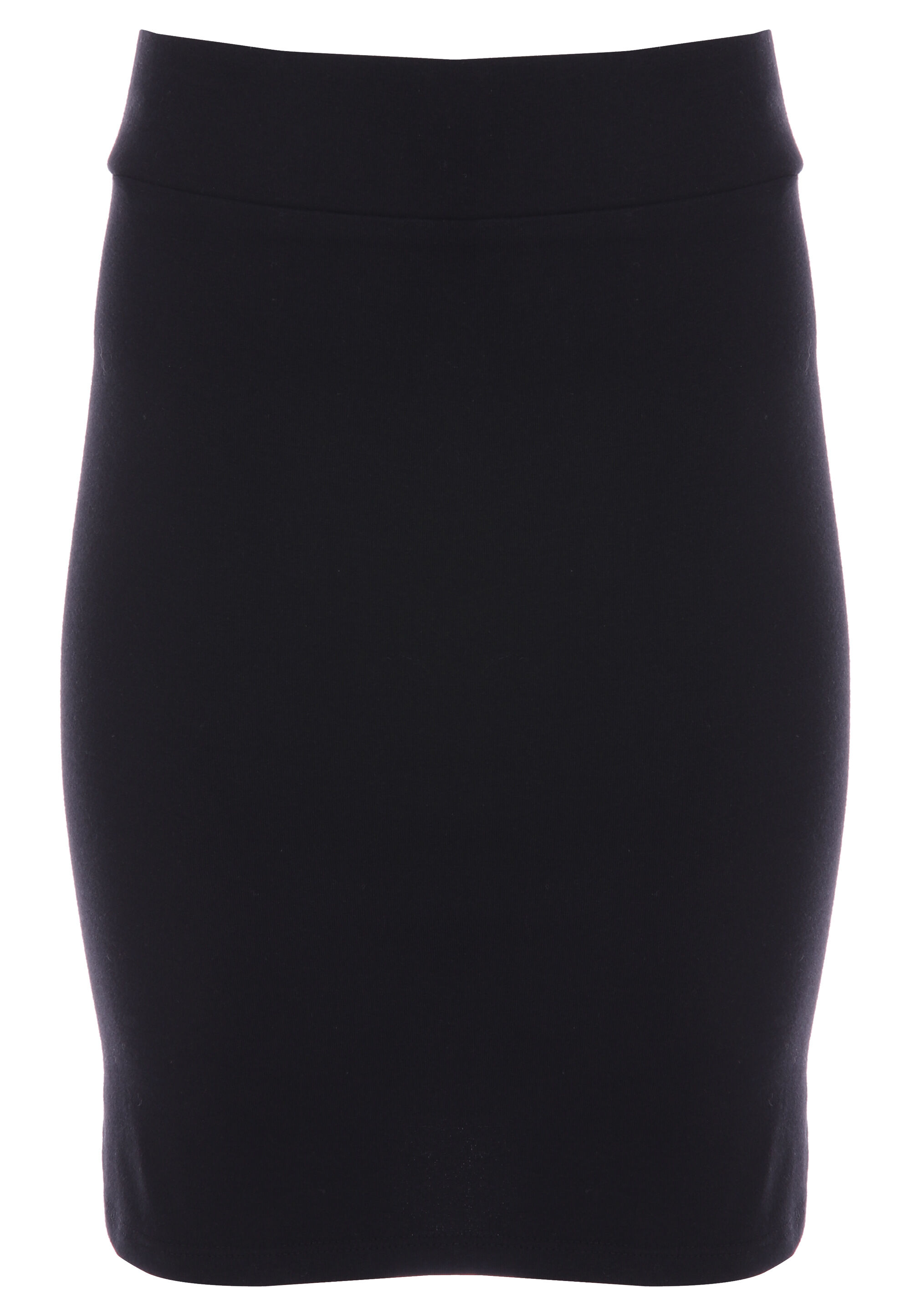 Older Girls Black Jersey Tube School Skirt