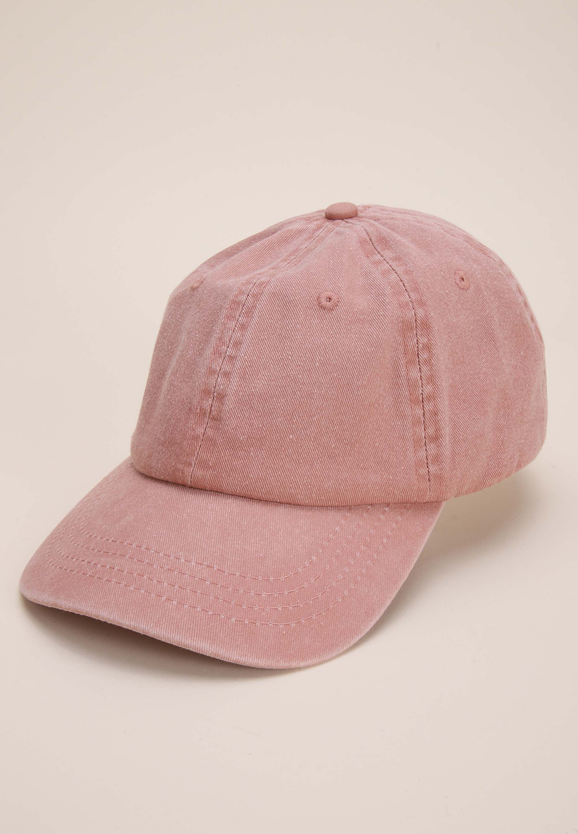 Womens Pink Denim Baseball Cap