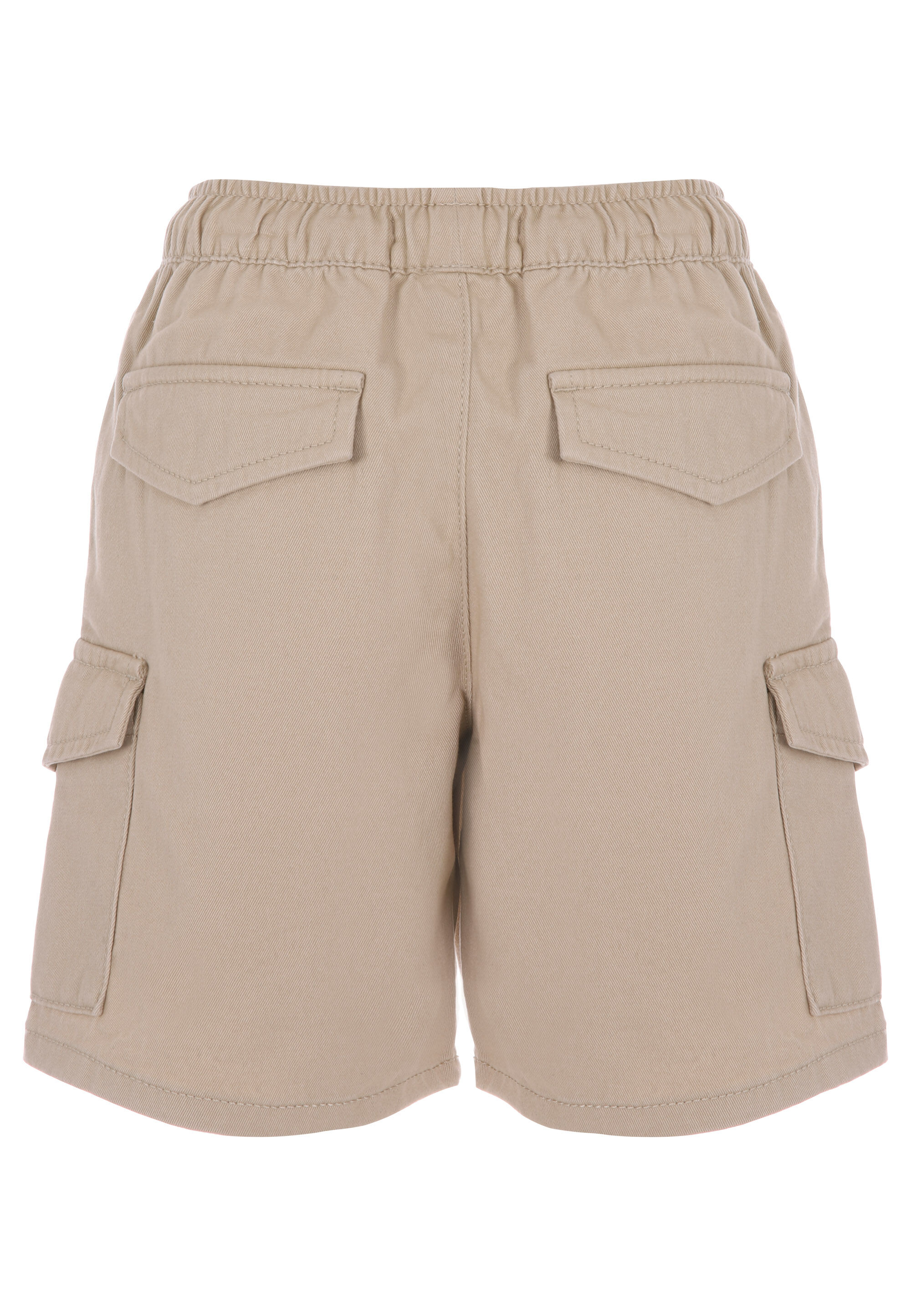 Younger Boys Stone Twill Cargo Shorts