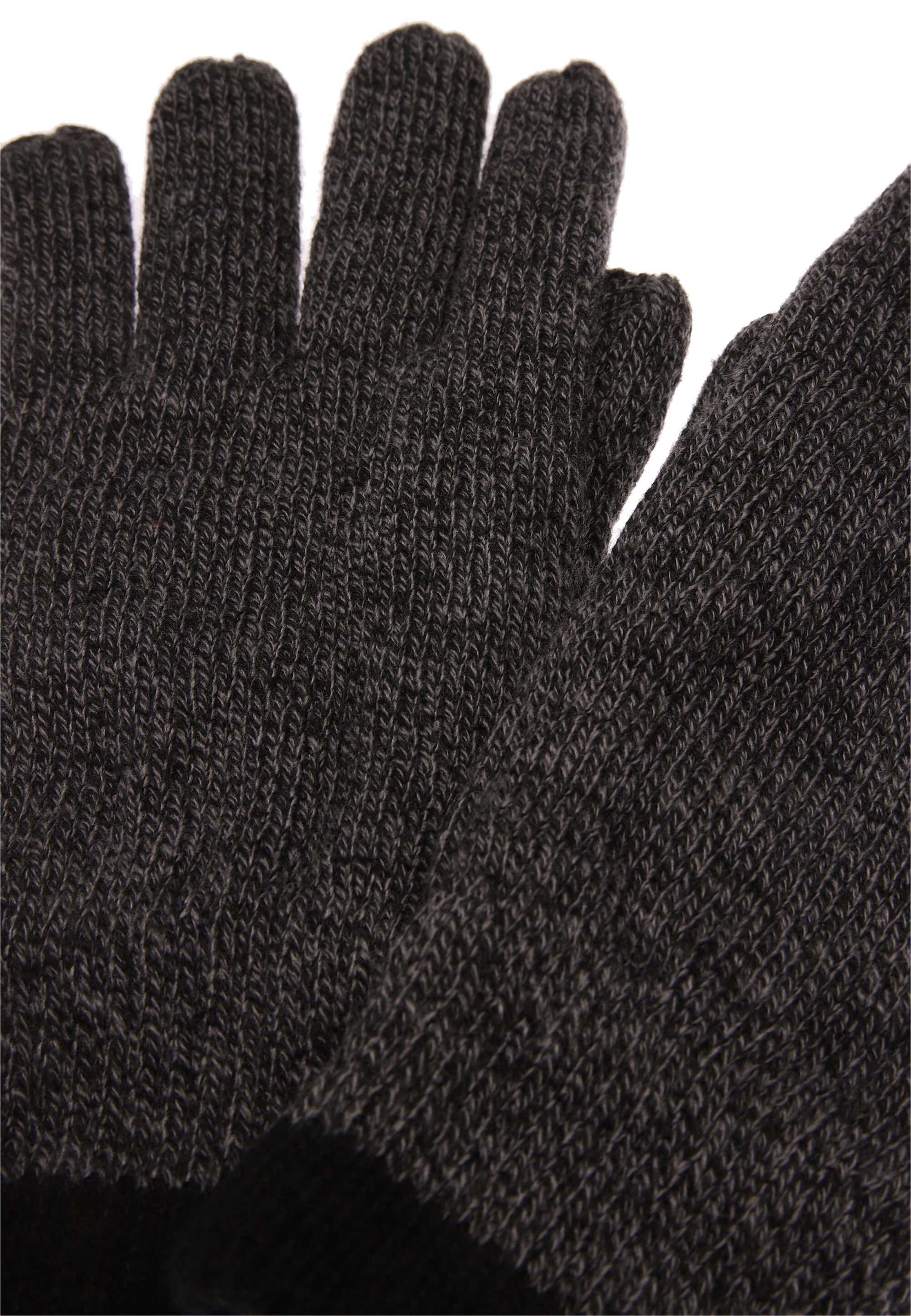 Mens Grey Knitted Thinsulate Gloves