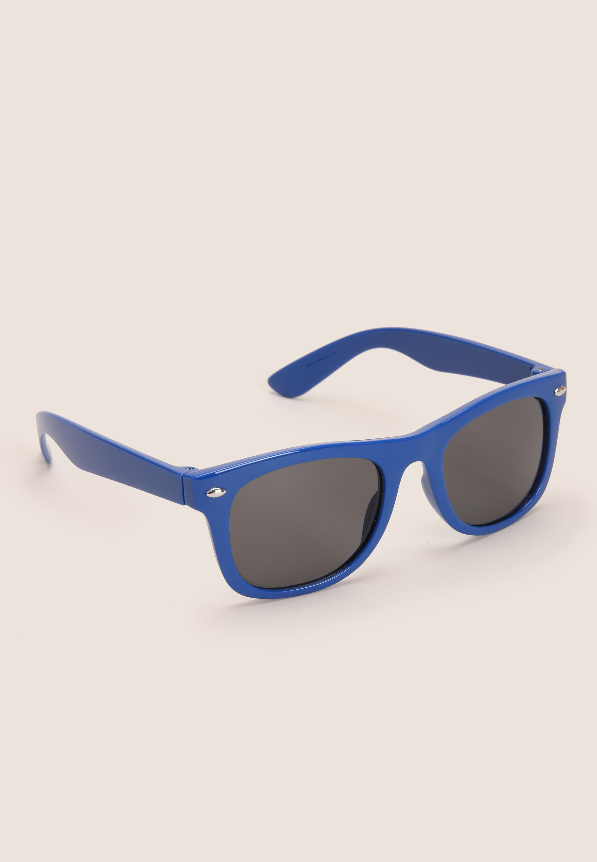 Boys Blue Plain Basic Sunglasses