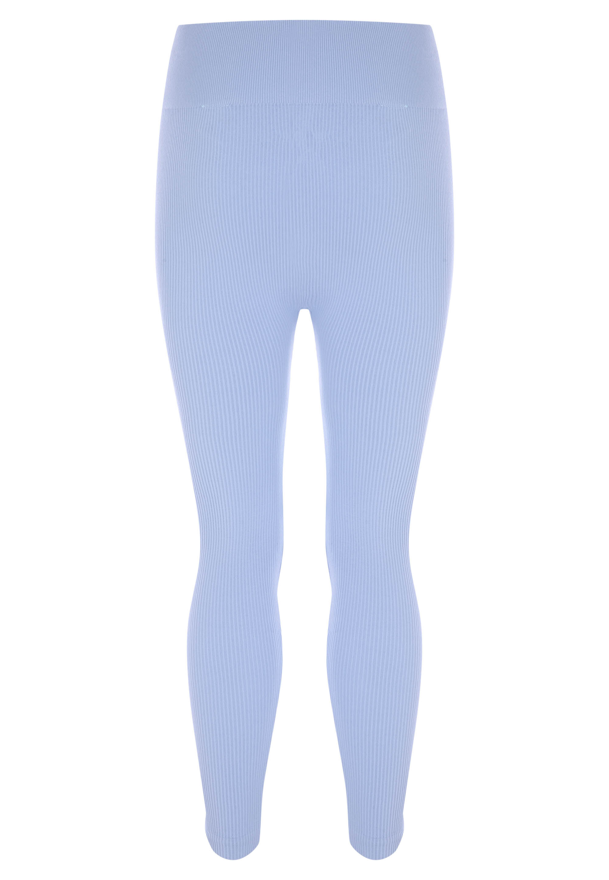 Older Girls Blue Seamless Leggings