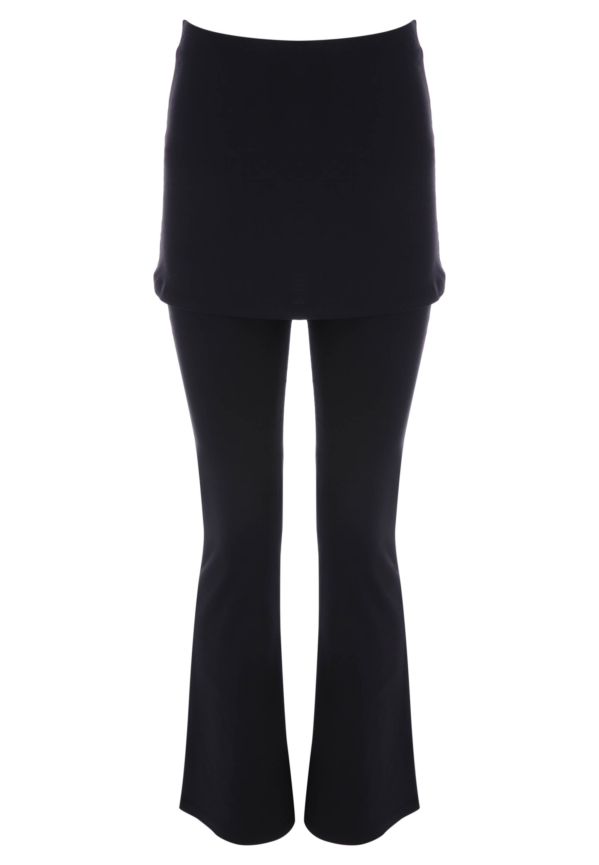 Older Girls Black 2-in-1 Trouser and Skirt