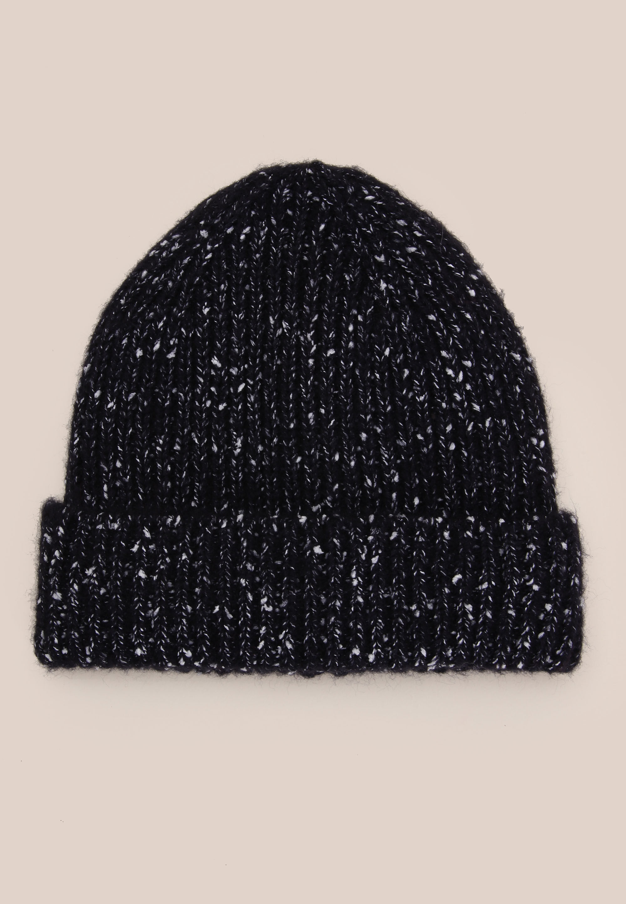 Mens Navy Fleck Knitted Thinsulate Beanie