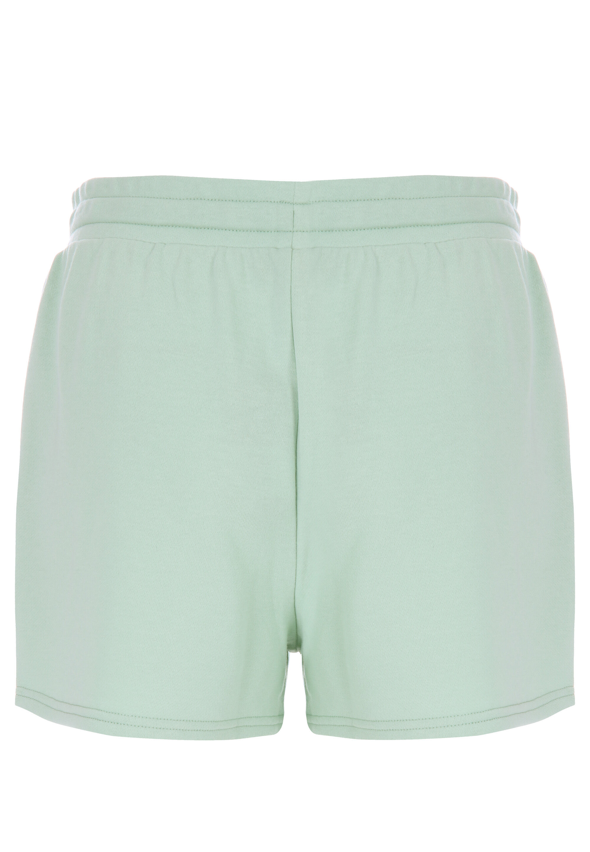 Womens Mint Green Loopback Sweat Shorts