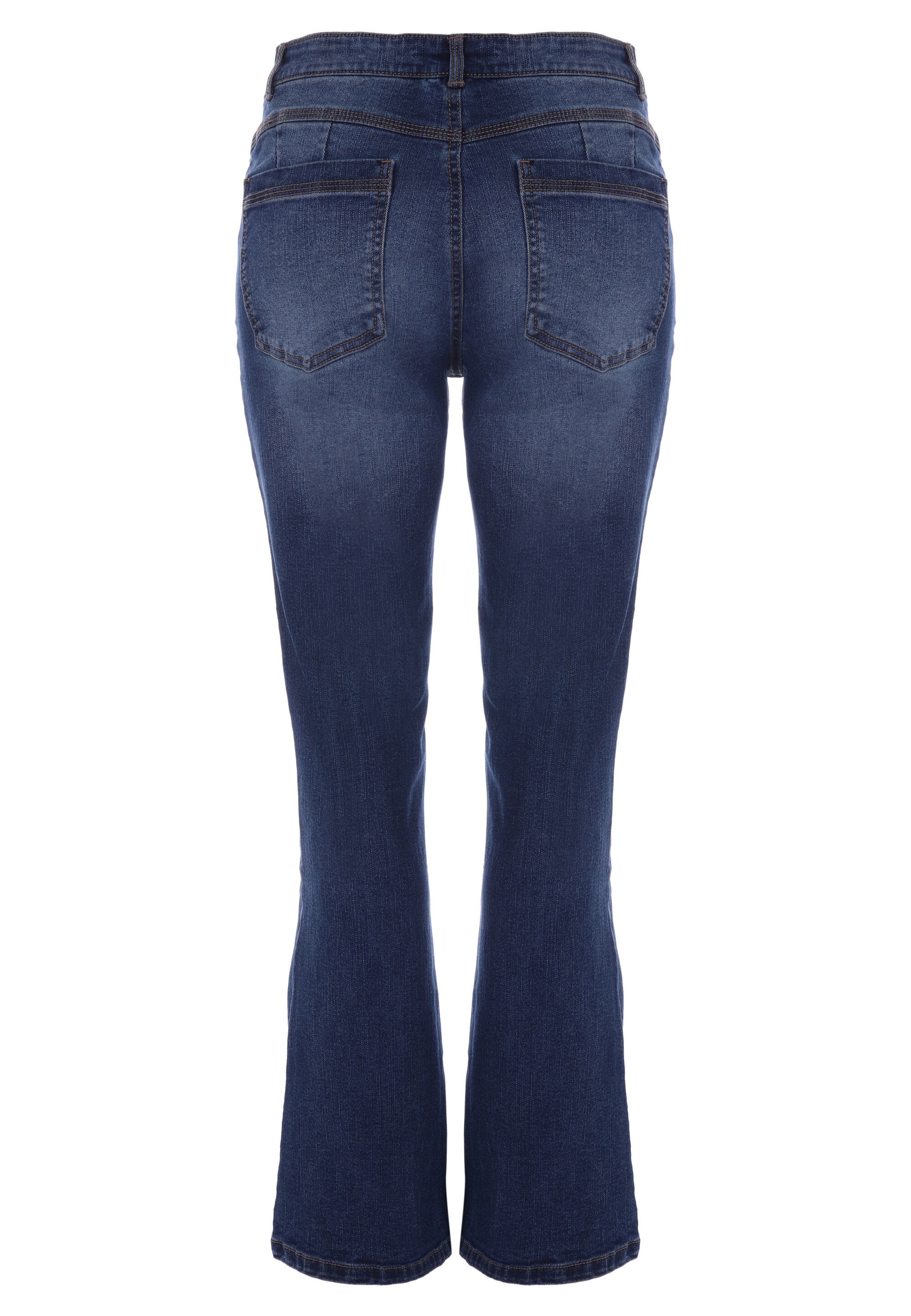 Womens Mid Blue Alexa Bootcut Jeans