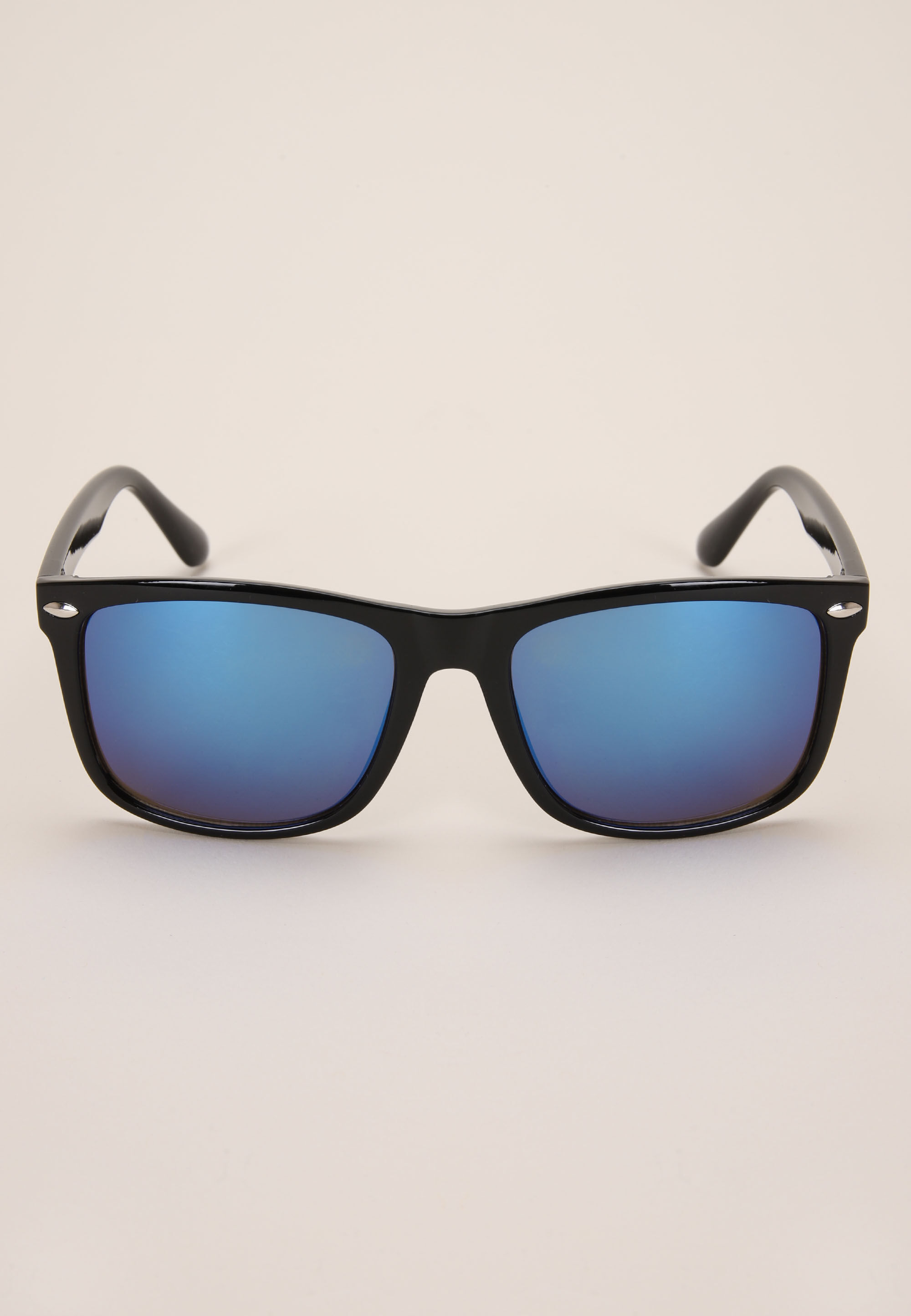 Mens Black Revo Retro Sunglasses