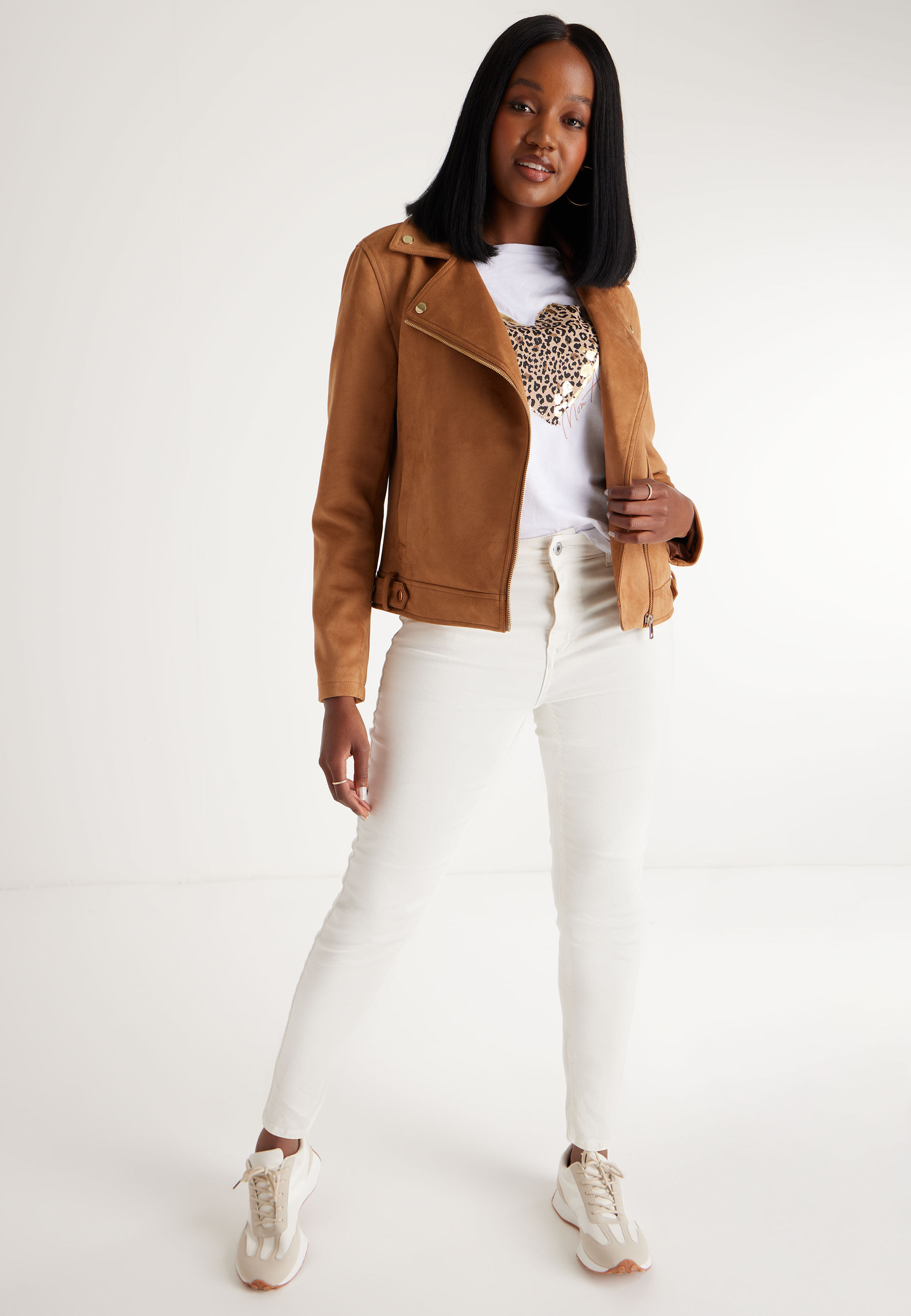 Womens Ecru Alexa Skinny Jeans