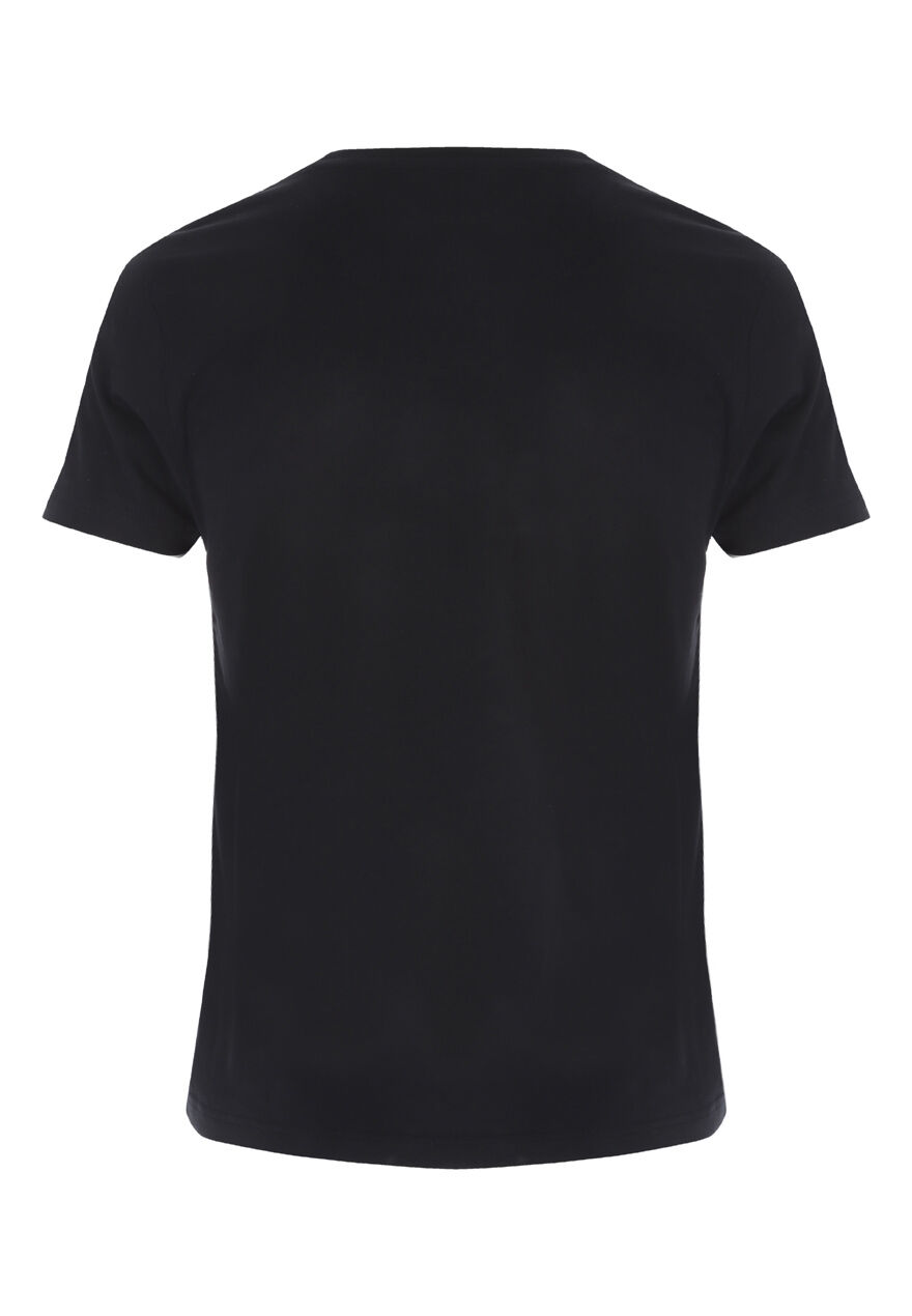 Mens Black Crew Neck T-Shirt