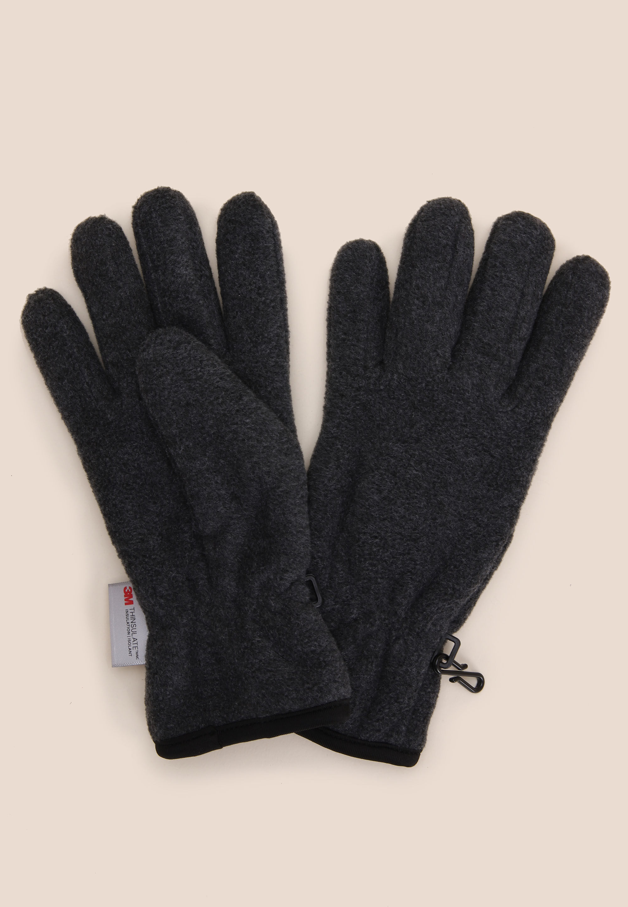 Old Boys Grey Fleece Thinsulate Gloves