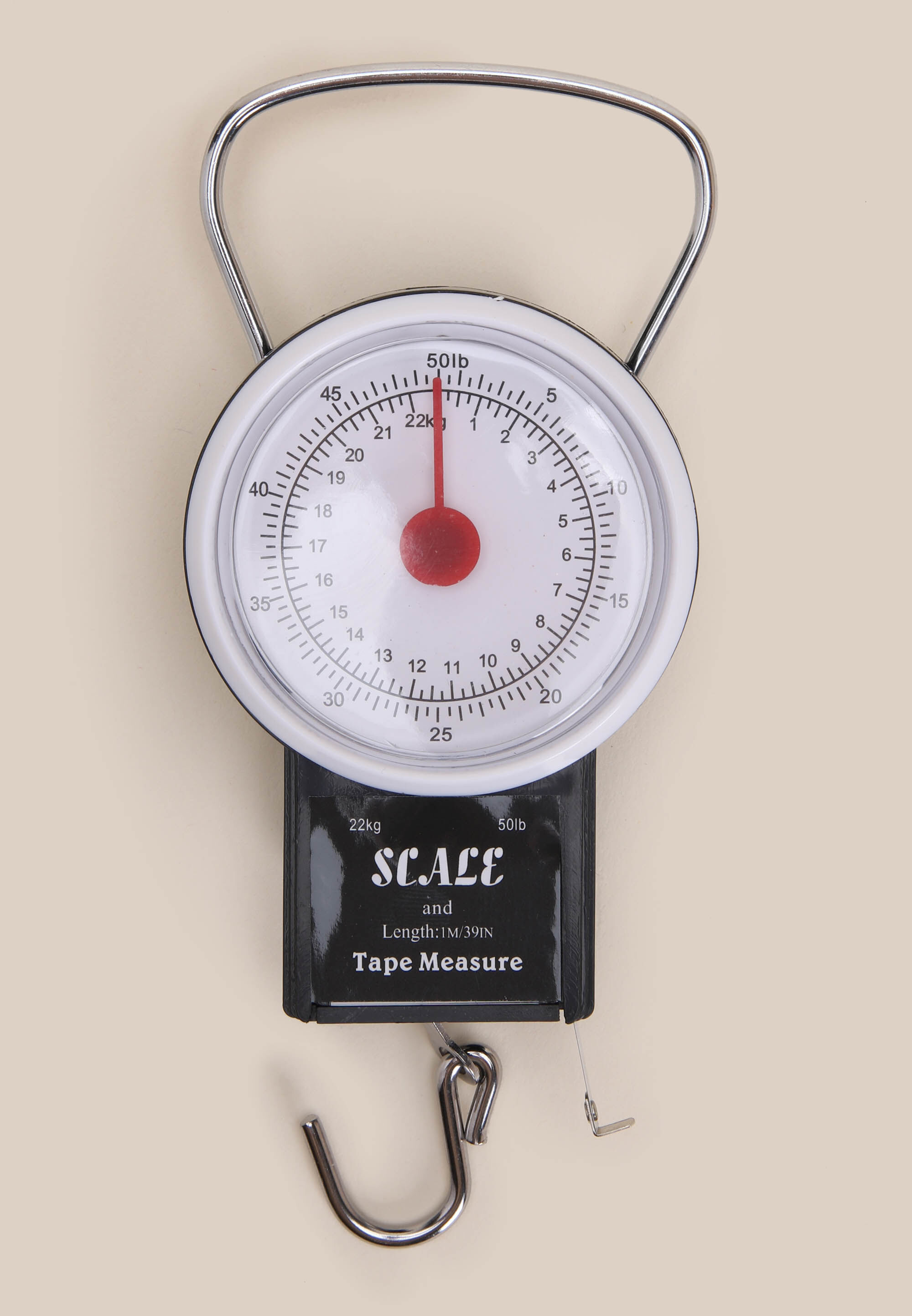 Womens Black Portable Travel Luggage Scales