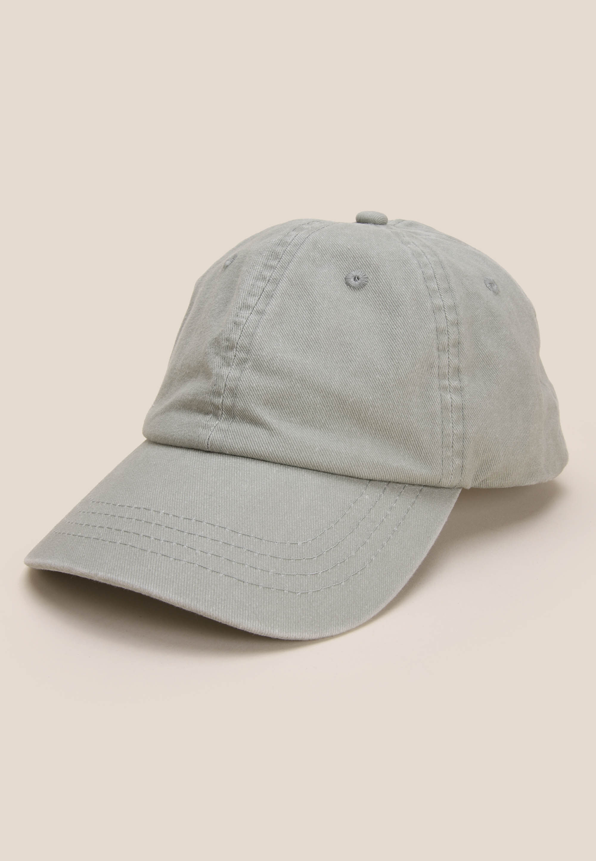 Womens Khaki Denim Baseball Cap