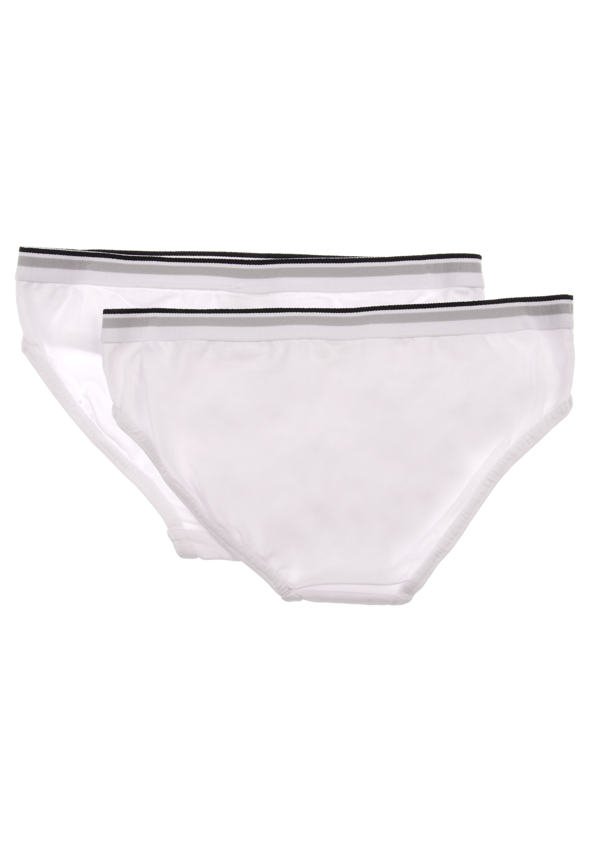 Older Girls 2pk White Cotton Briefs