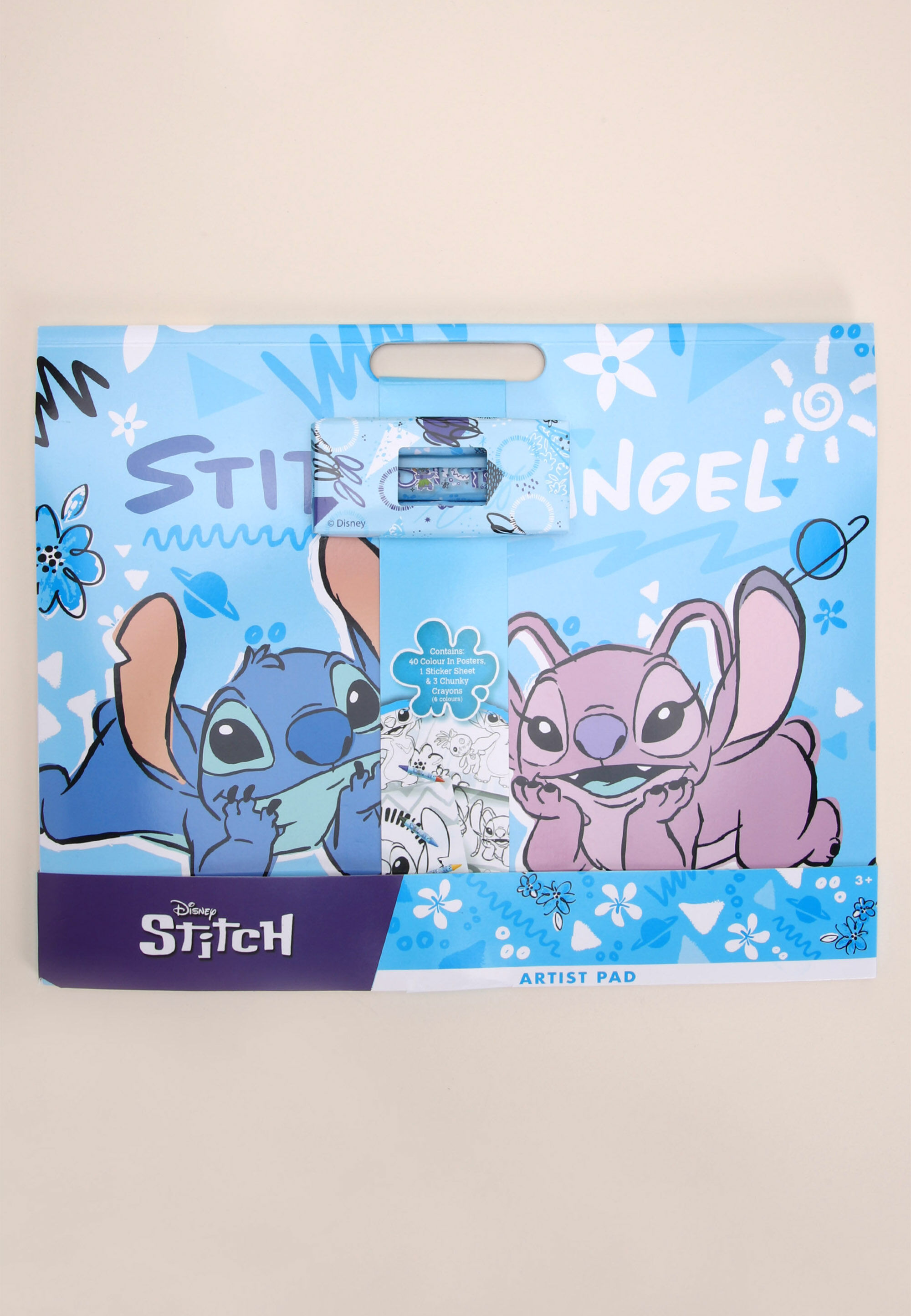 Kids Disney Stitch & Angel Artist Colouring Pad