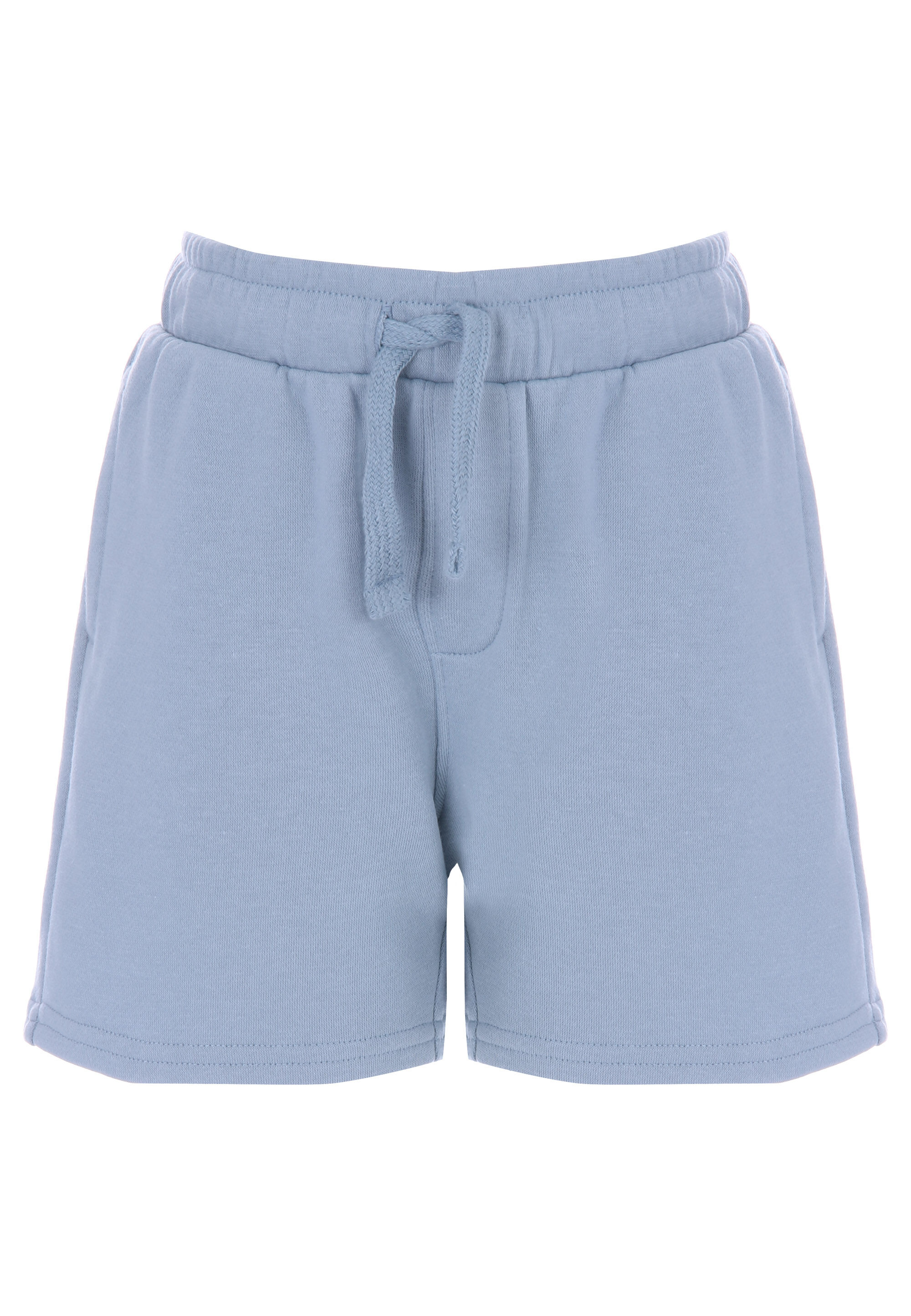 Younger Boys Light Blue Plain Casual Shorts