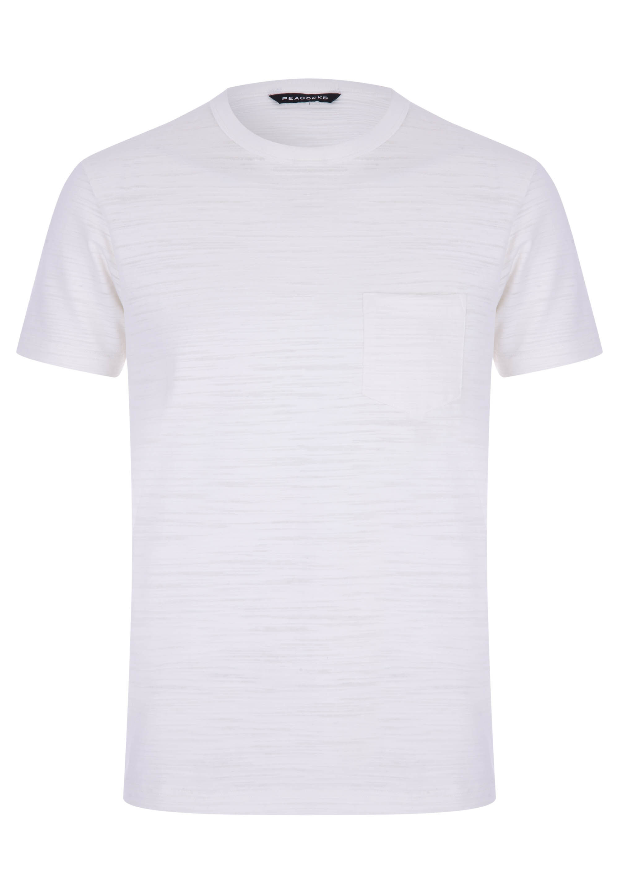 Mens Ecru Pocket T-Shirt