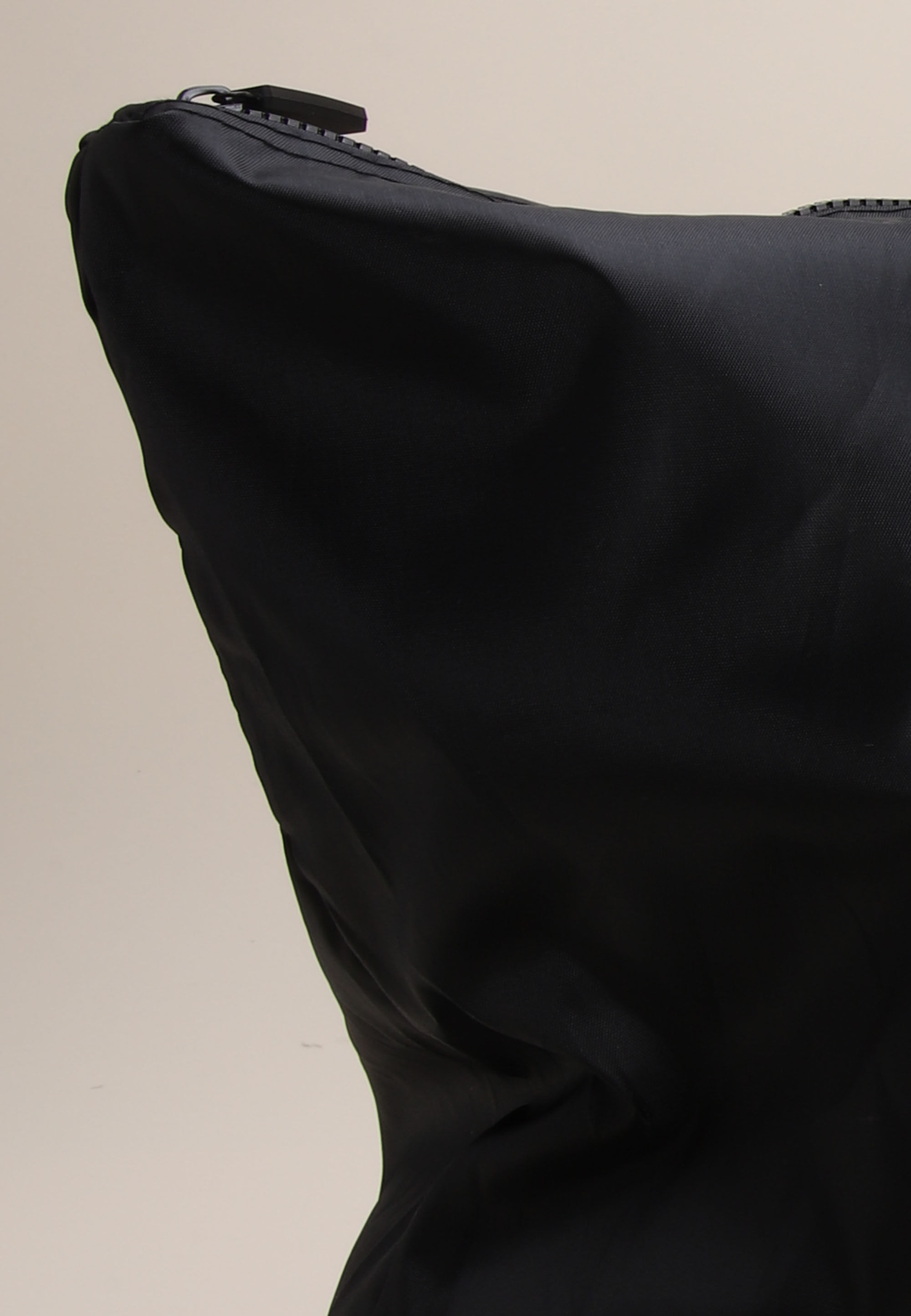 Womens Black Plain Travel Packable Tote Bag