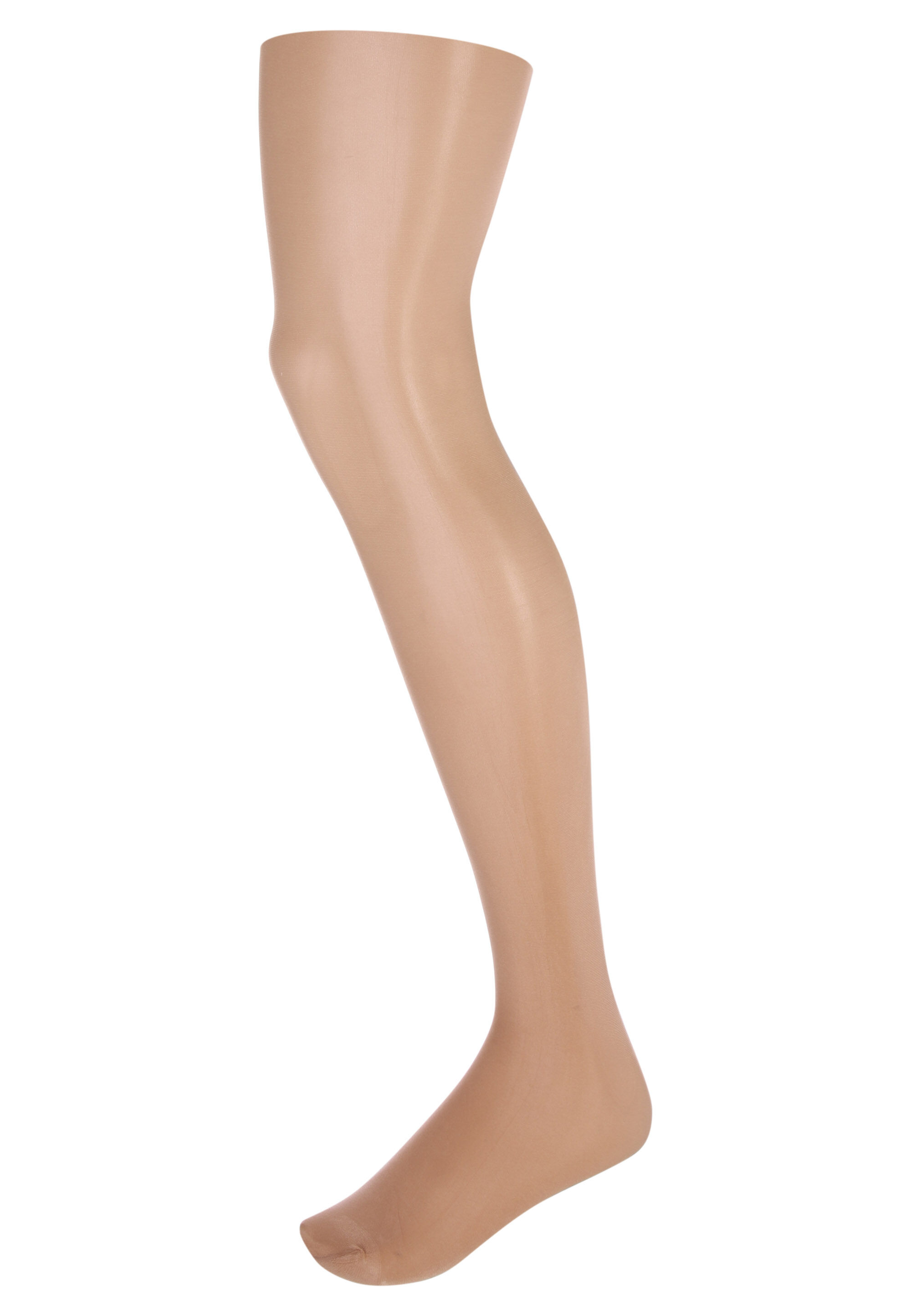 Womens 1pk Plain Natural 10 Denier Glossy Tights