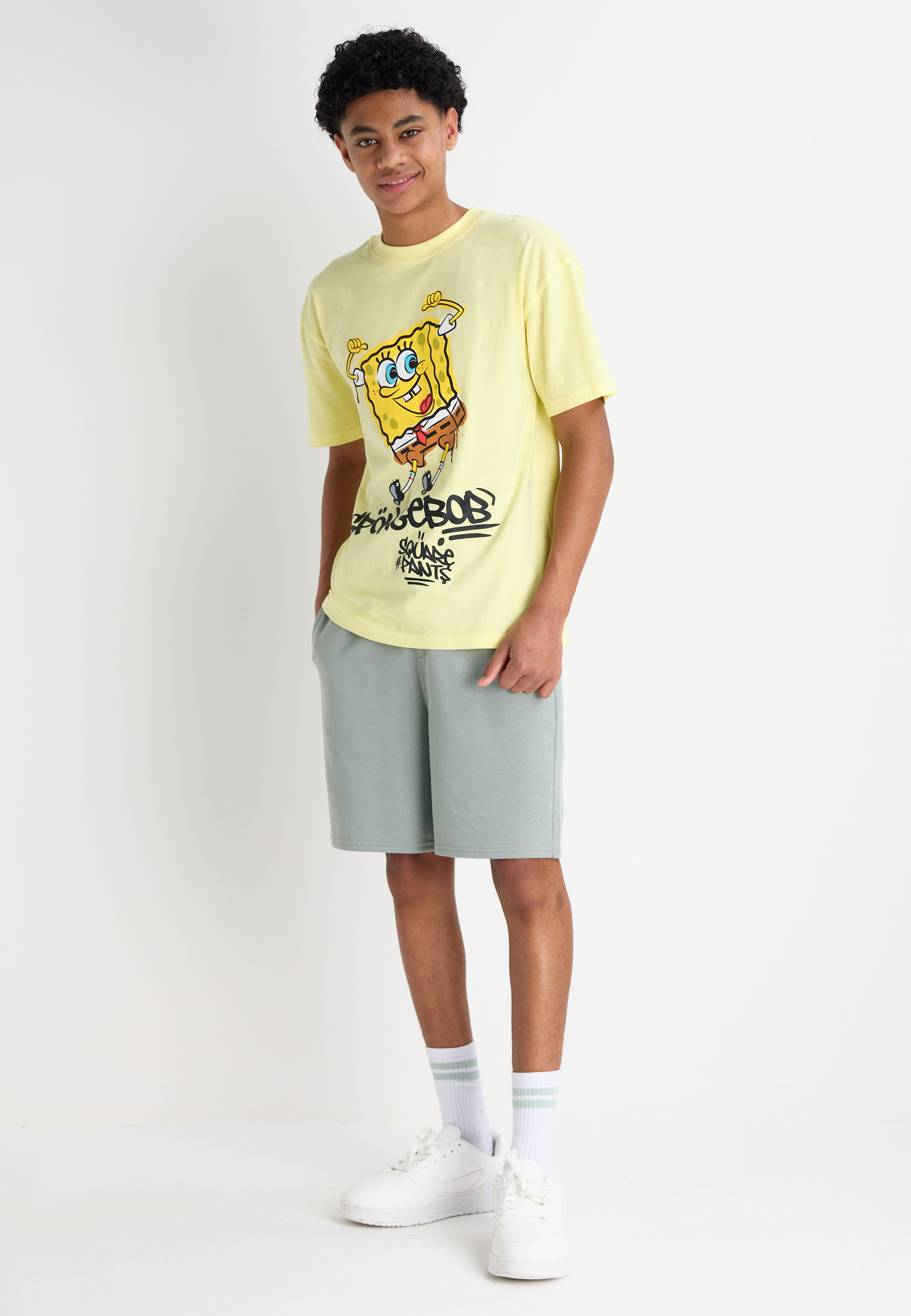 Older Boys Khaki Plain Drawstring Shorts