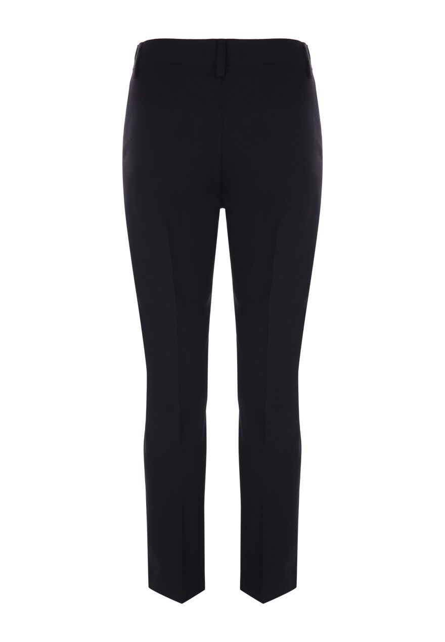 Boys Black Slim Leg Trousers