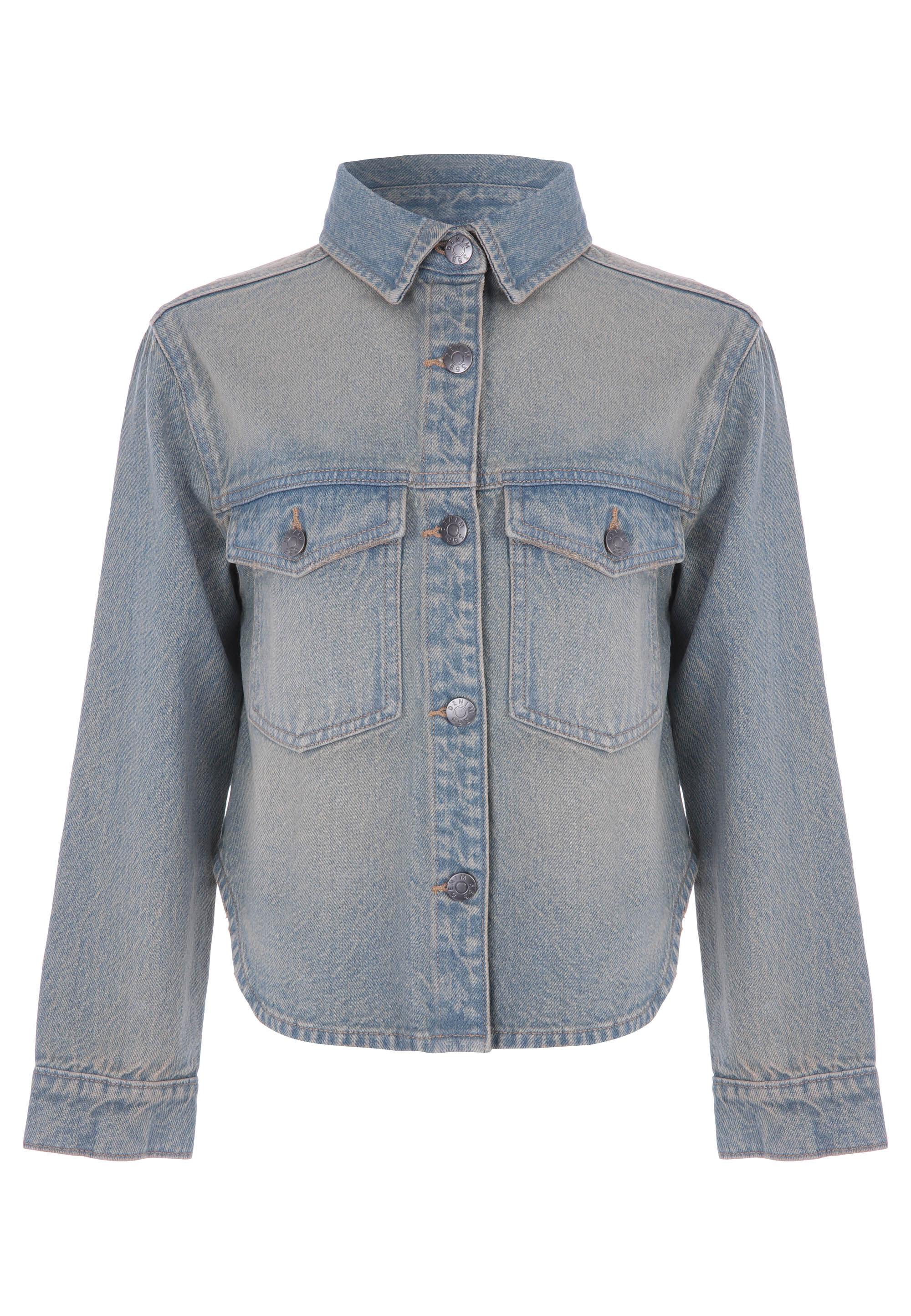 Older Girls Light Blue Denim Shirt Jacket